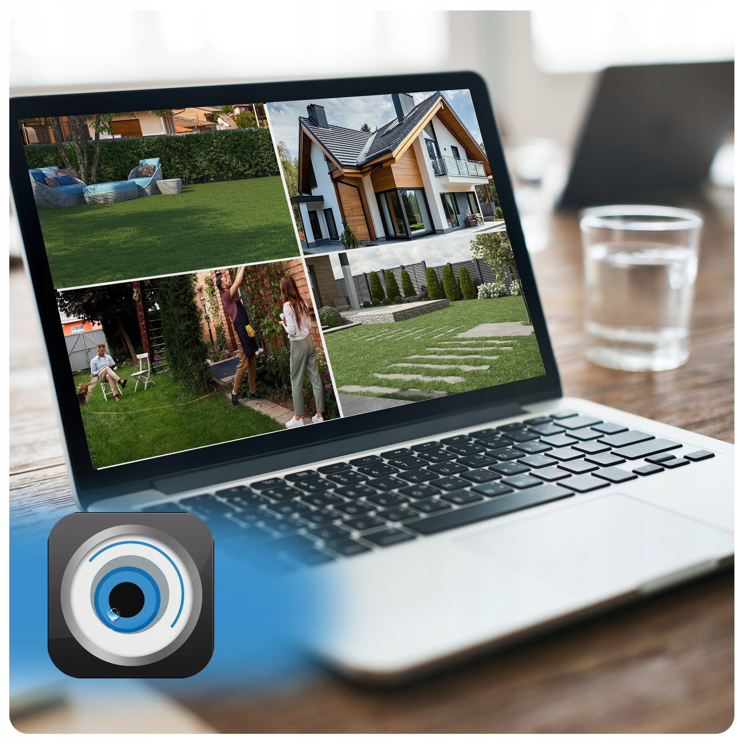 Outdoor WiFi Camera Wireless Battery Operated 3Mpx PIR microSD 128GB Kind internal external