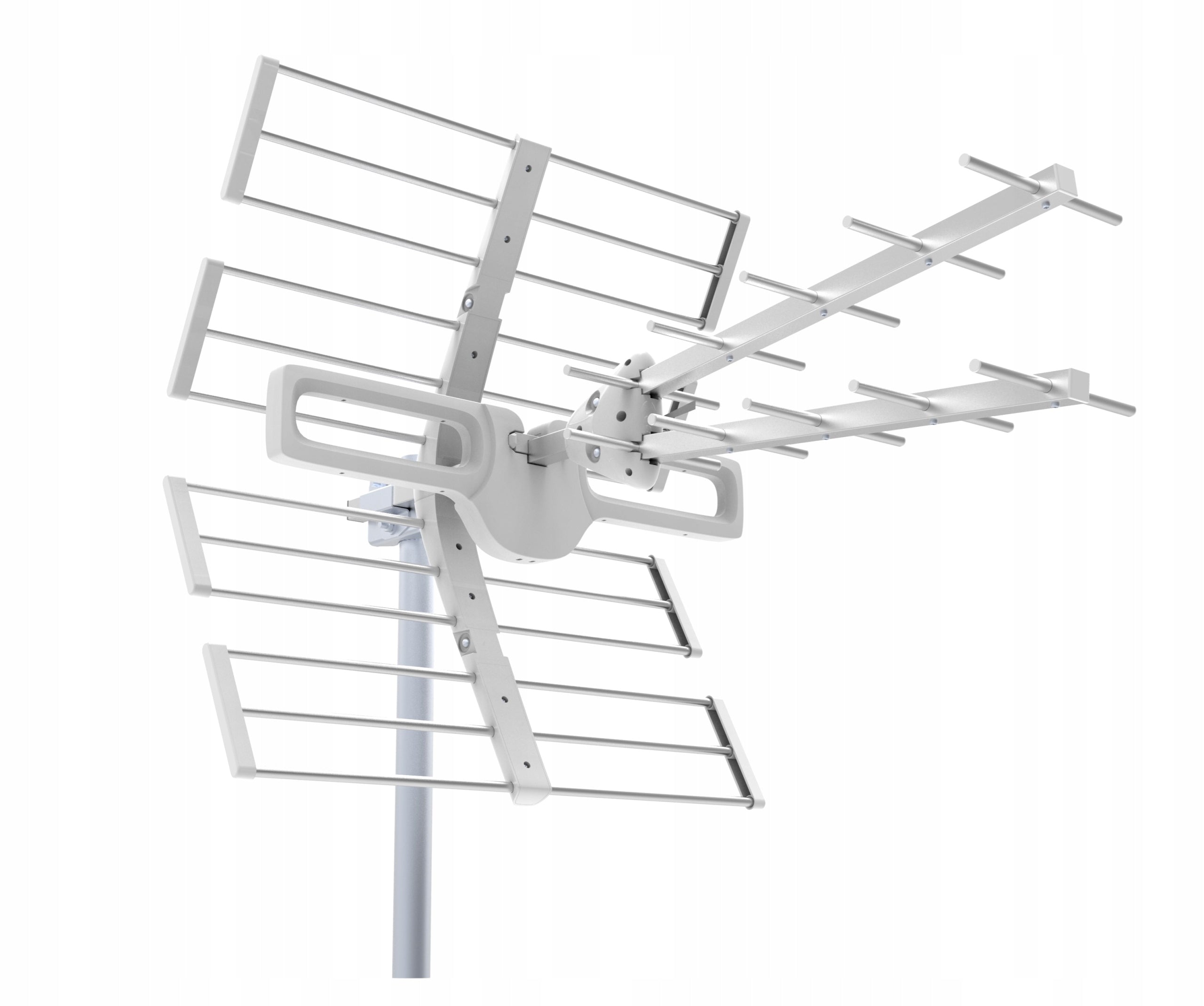 Outdoor antenna for TV DVB-T2 4K UHD H.265 LTE 100 KILOMETERS RANGE Packaging status original