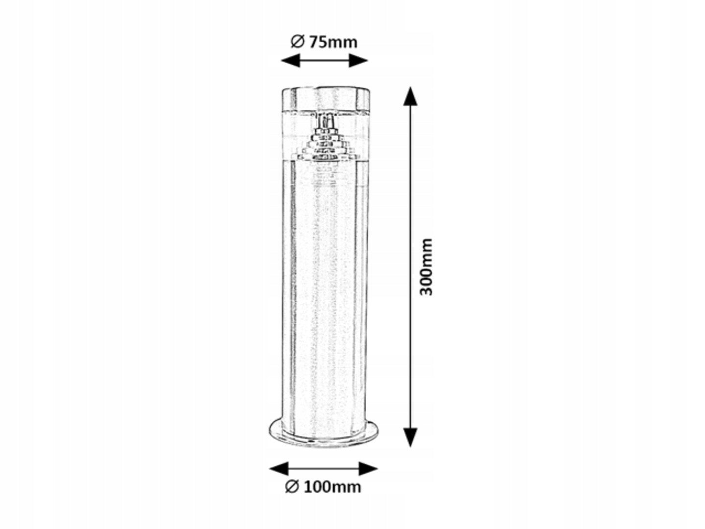 Outdoor lamp LED garden post 7W LISBON 7828 Rabalux Manufacturer code 7828