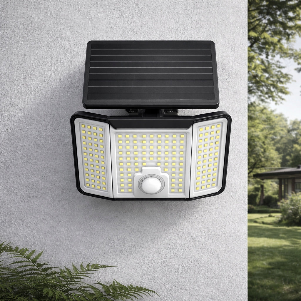 Outdoor solar lamp 800 lm 6000K + motion sensor and Zm. Manufacturer code 5218