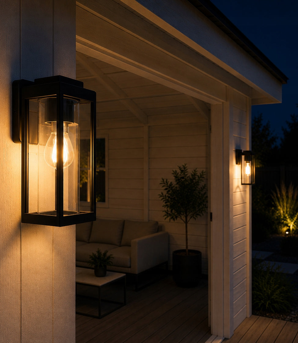 Outdoor wall lamp Facade lamp Garden lantern 1x E27 LED Premium Packaging status original
