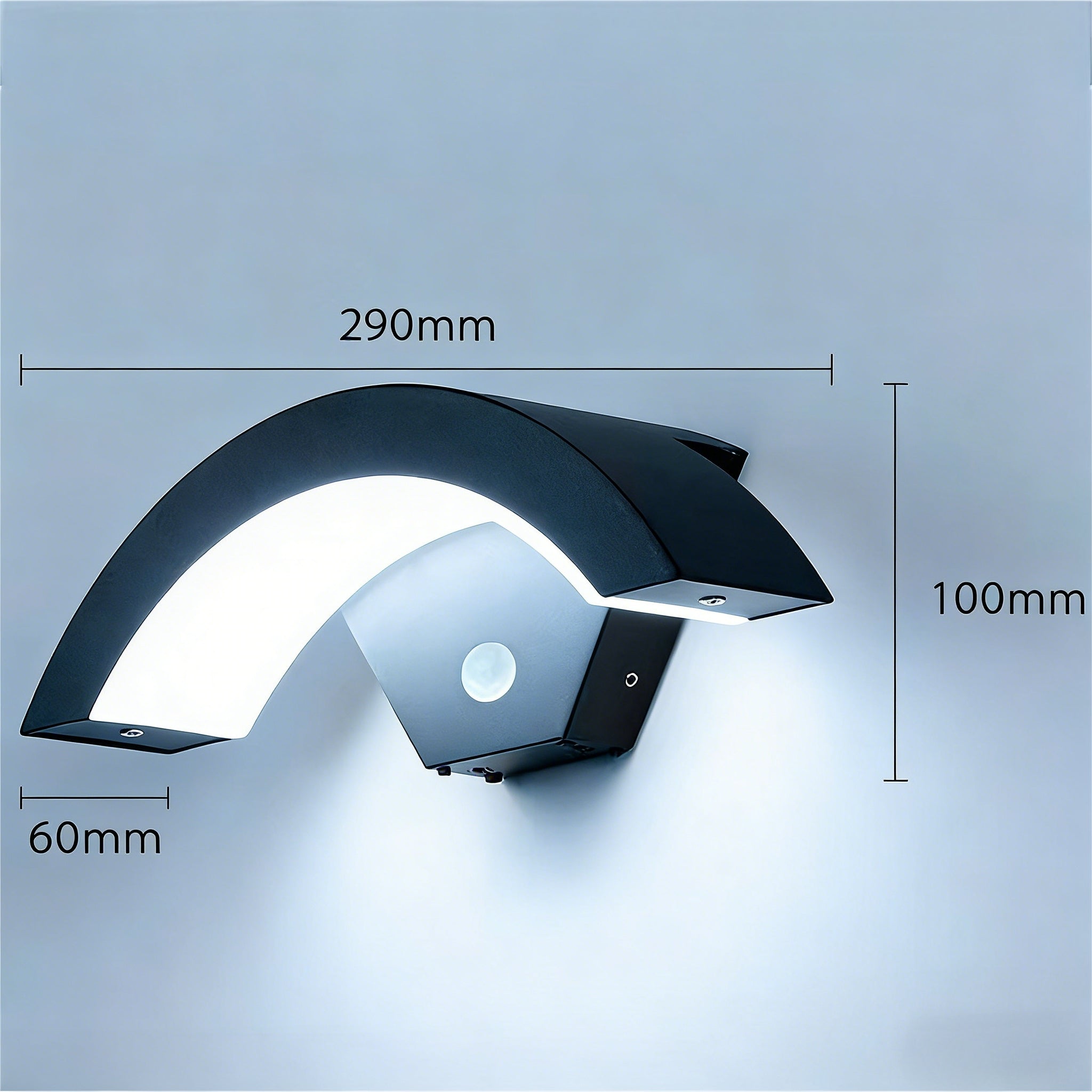 Outdoor wall lamp LED facade lamp IP65 TWILIGHT MOTION SENSOR Brand no brand