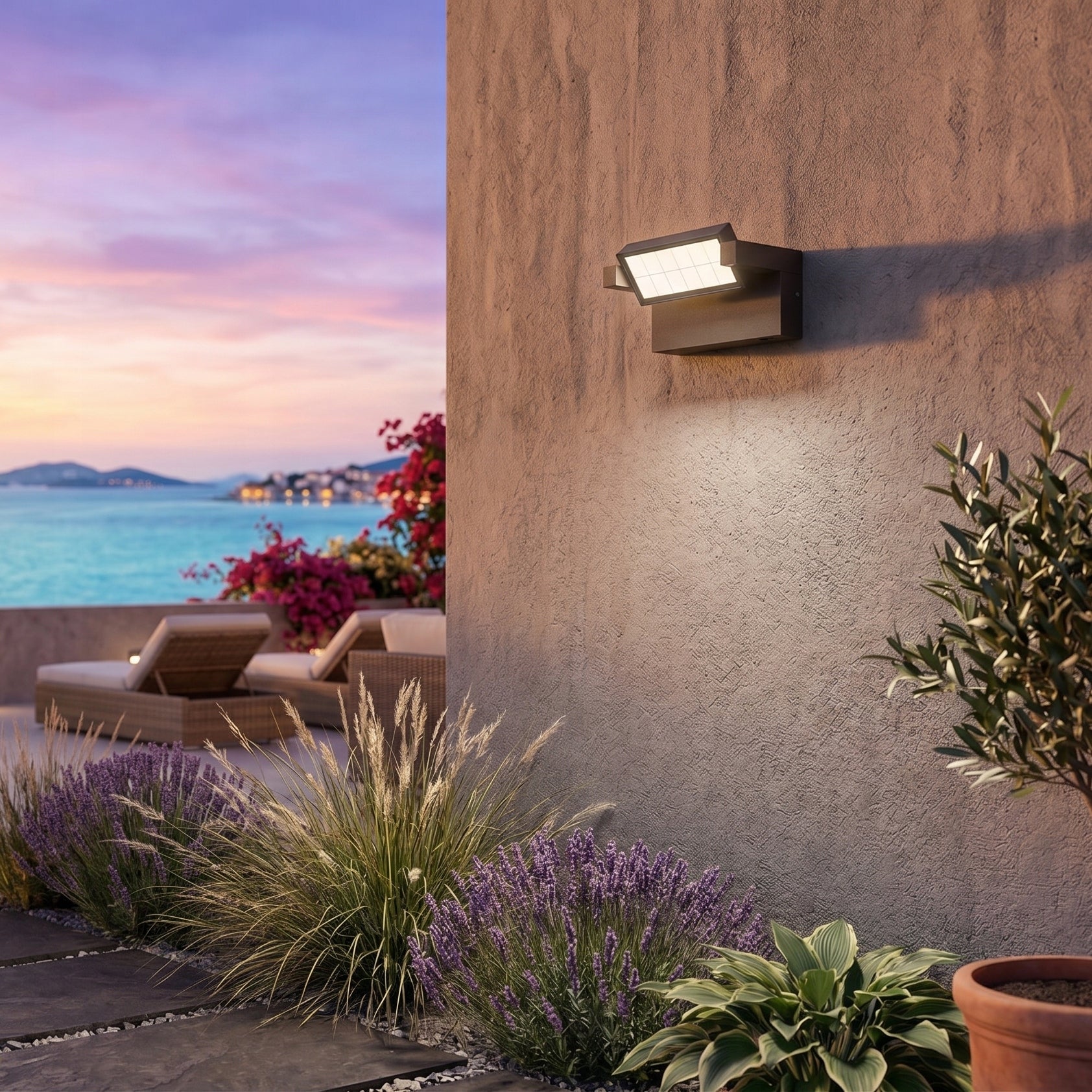 Outdoor wall lamp garden lamp 3 colors 3000-6500K LED facade wall lamp Manufacturer code Kinkiet zewnętrzny lampa ogrodowa 3 barwy