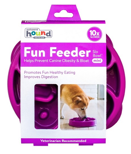 Outward Hound Fun Feeder Mini Slow Bowl Purple [51005] Manufacturer code 51005M