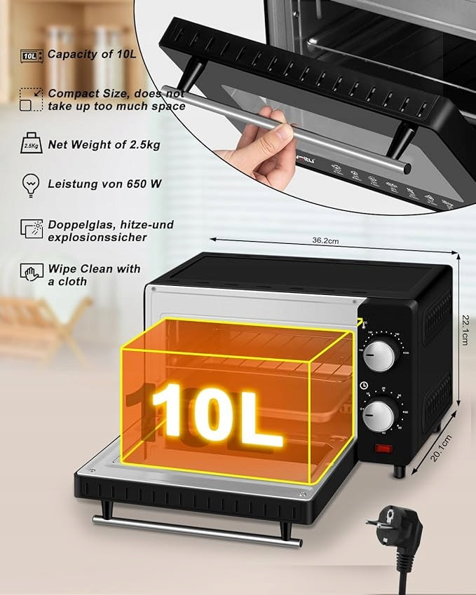 Oven 10l Mini Pizza Oven Hot Dogs BF14sz Kind other