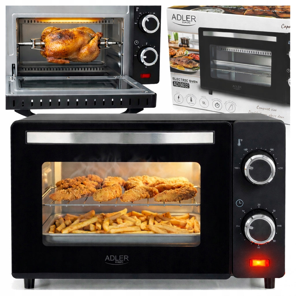 Oven Adler AD 6032 9L | Temperature control | Timer