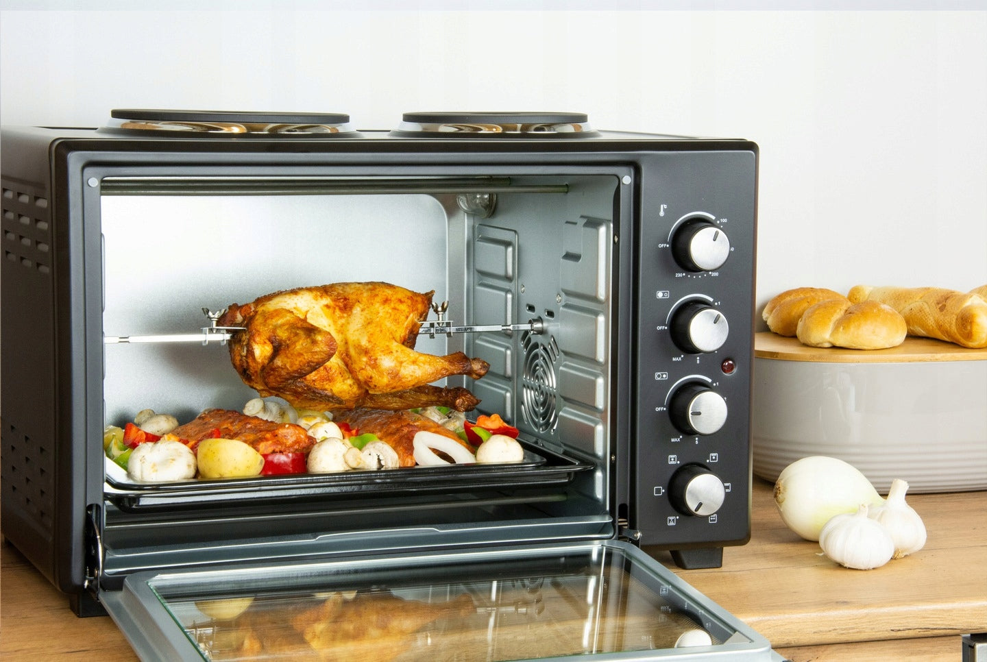 Oven Electric Cooker Electric Heating Plate 45L FIRST AUSTRIA Brand First Austria