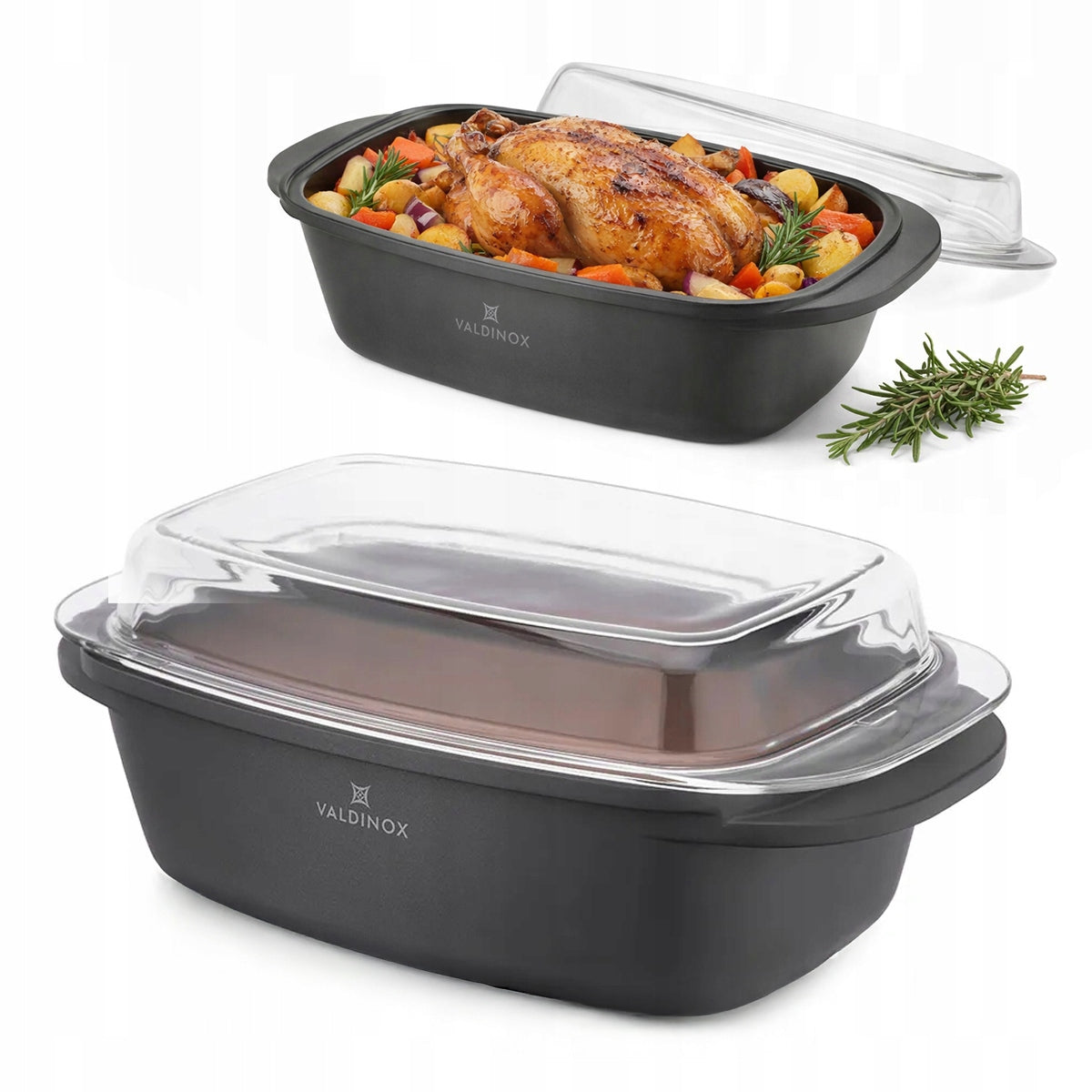 Oven pan 5,7 l non stick pot induction gas Valdinox Morgan
