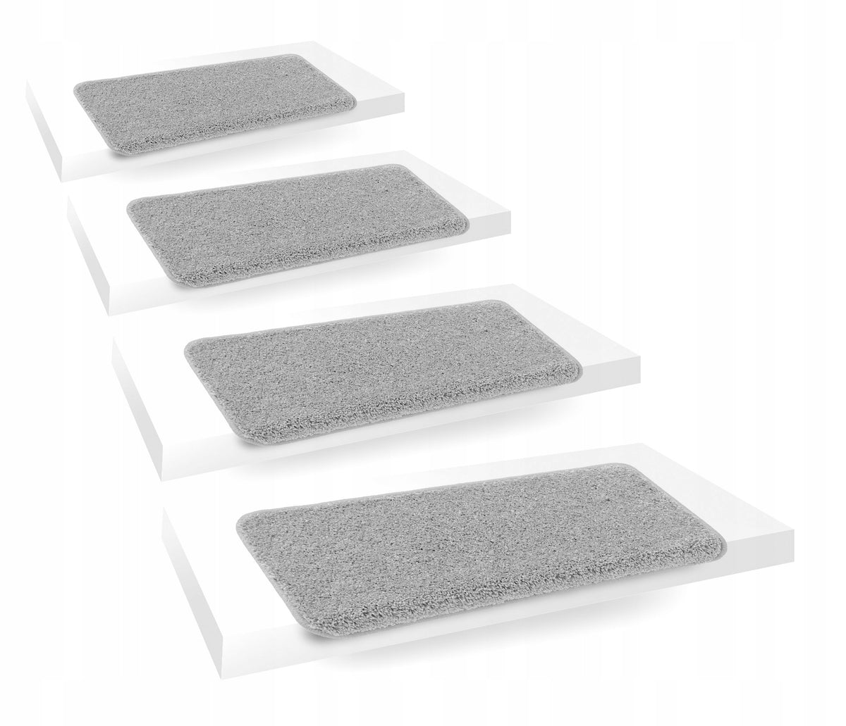Overlays Rugs Trepy for Stairs Anti-Slip Steps SHAGGY 0027 Grey EAN (GTIN) 5905031502071
