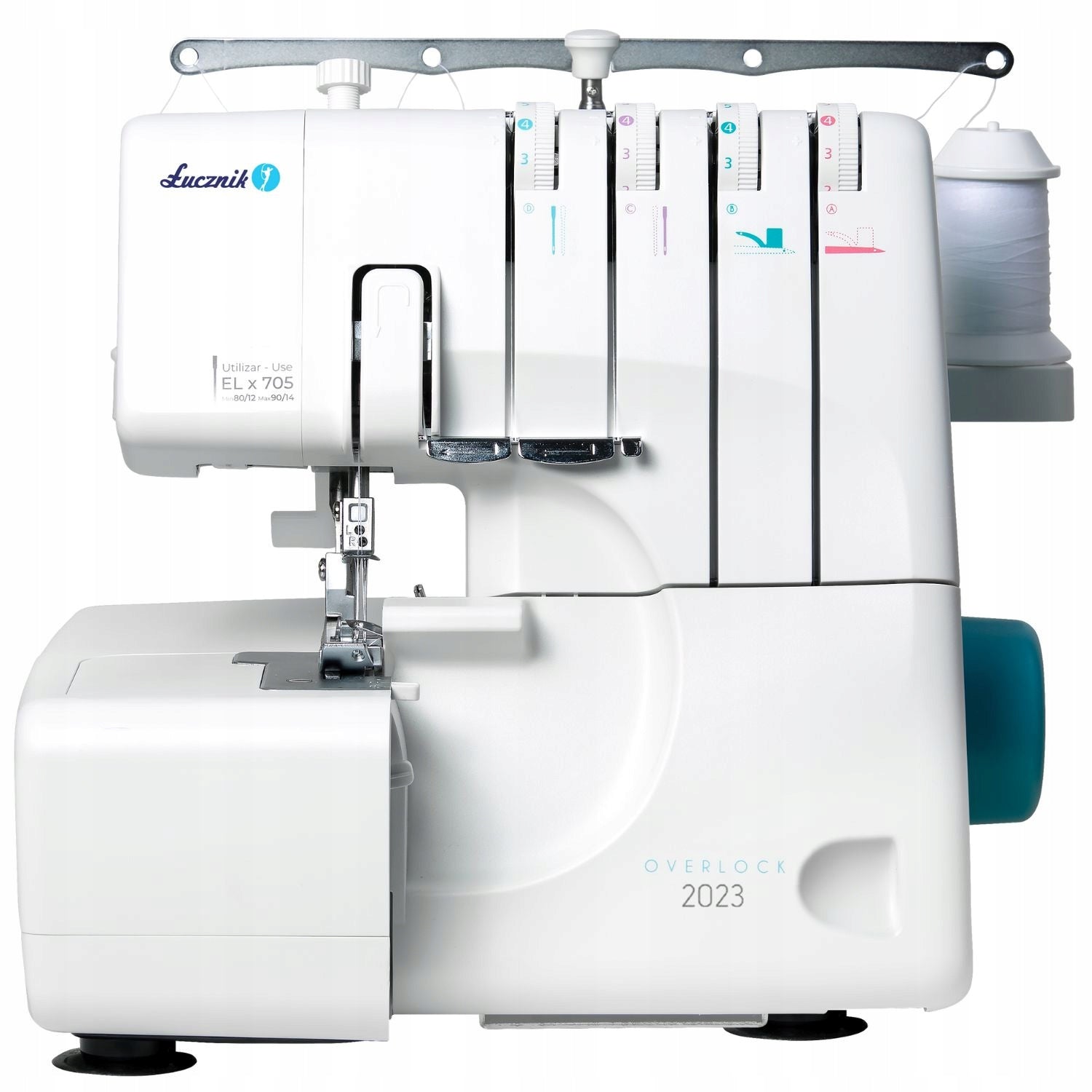 Overlock home overlock power 4-thread Łucznik 2023 + additional accessories Packaging status original