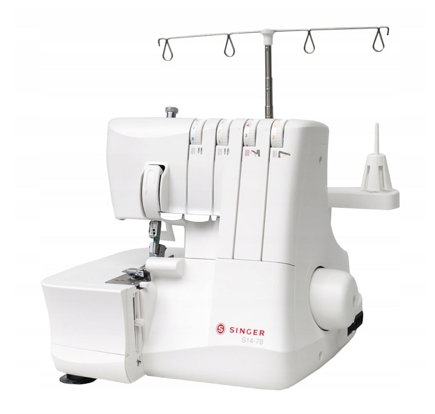 Overlock overlock 4 thread with rolling Singer 12 stitches mereżka Functions thread tension adjustment