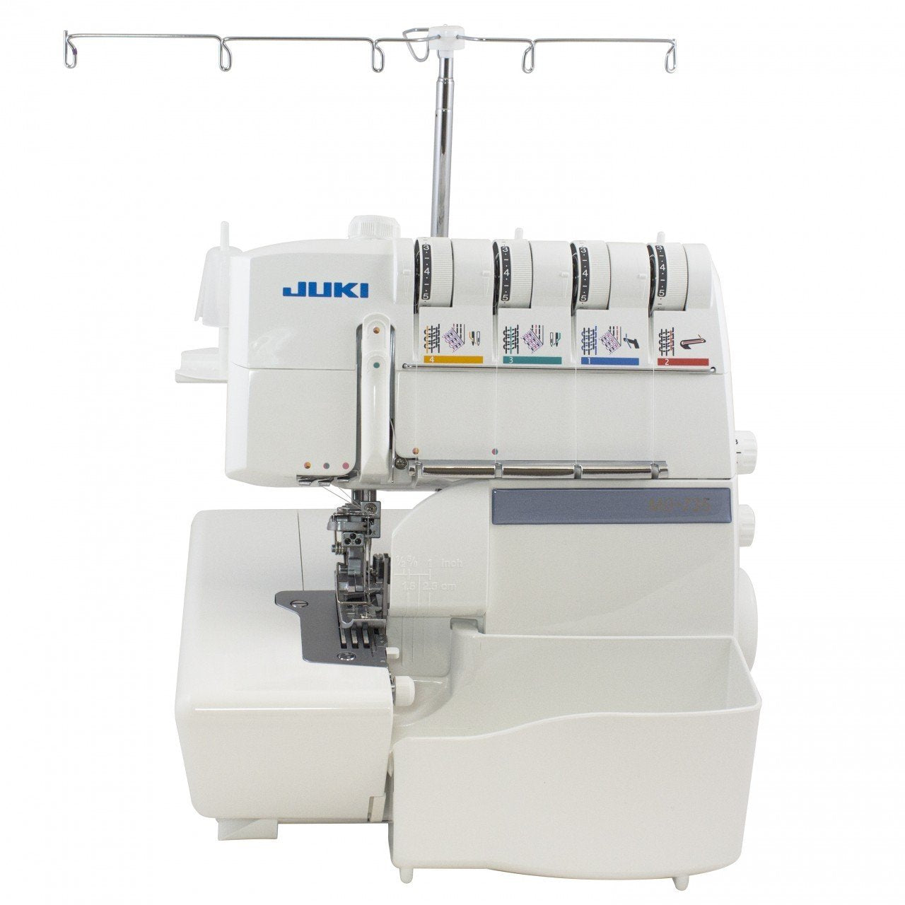 Overlock renderer Juki MO-735 + Freebies Accessories + BOOK Packaging status original