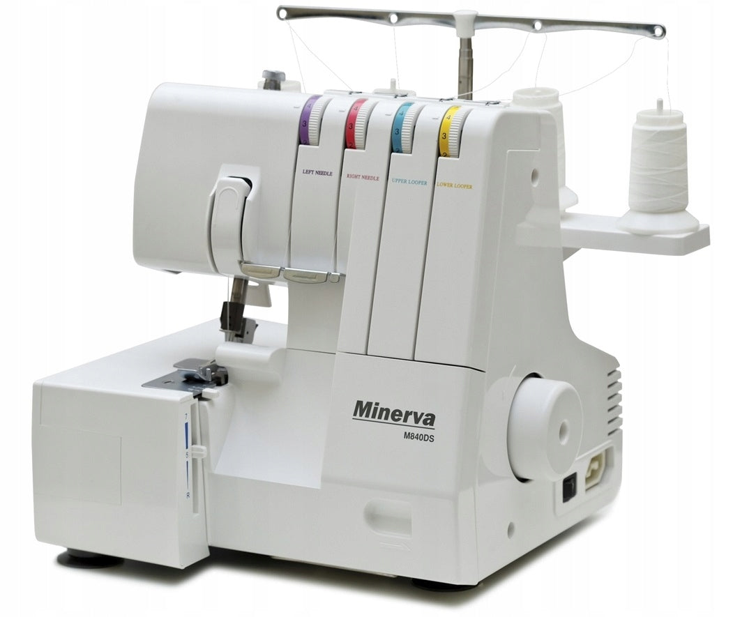 Overlock sewing machine home 4-thread Minerva M840DS + FREEBIE Brand Minerva
