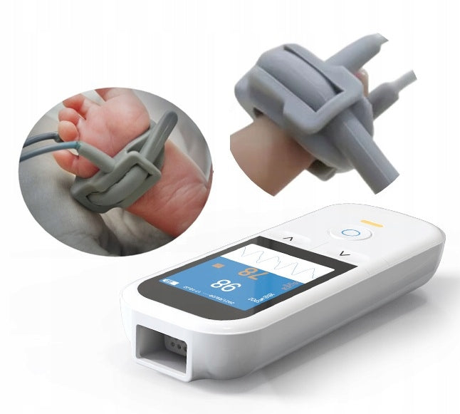 Oxygen Monitor 820A Pulse Oximeter for Infants, Newborns, Children with Band Medical device yes