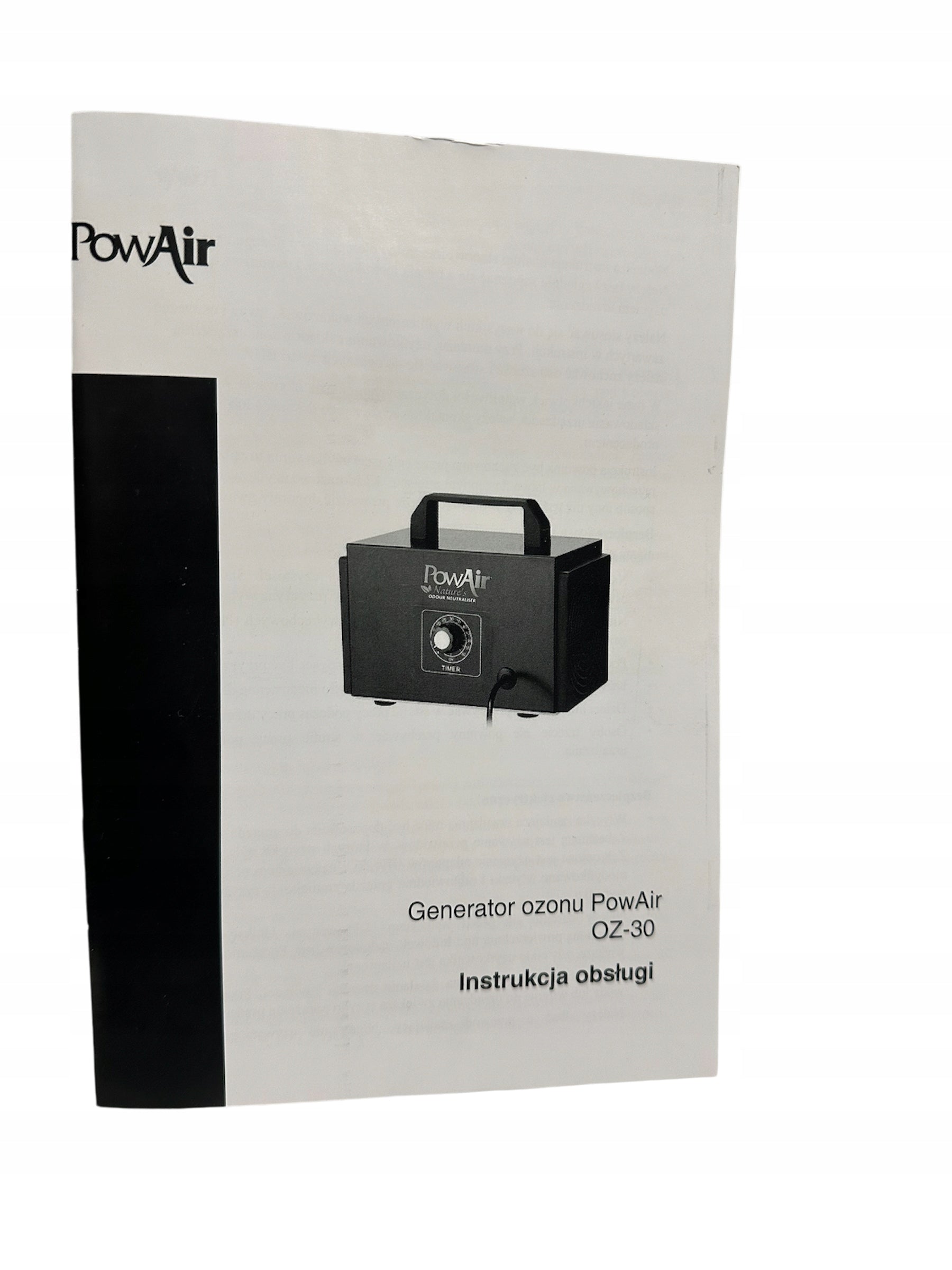 Ozone generator PowAir 30 000mg/h ODOR REMOVAL - DISINFECTION Dominant color black