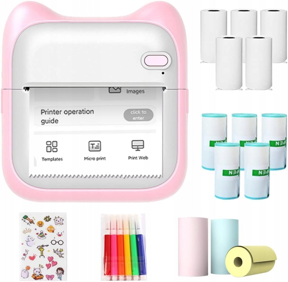 P/32 Mini Bluetooth Portable Paper Thermal Printer for USB Photos