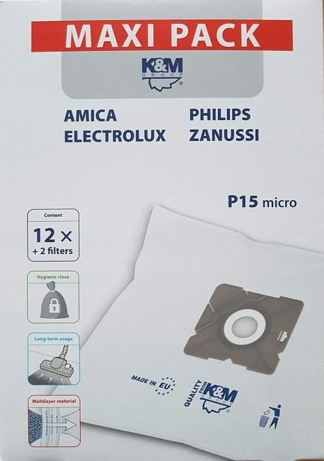 P15 Micro Maxi Vacuum Bags