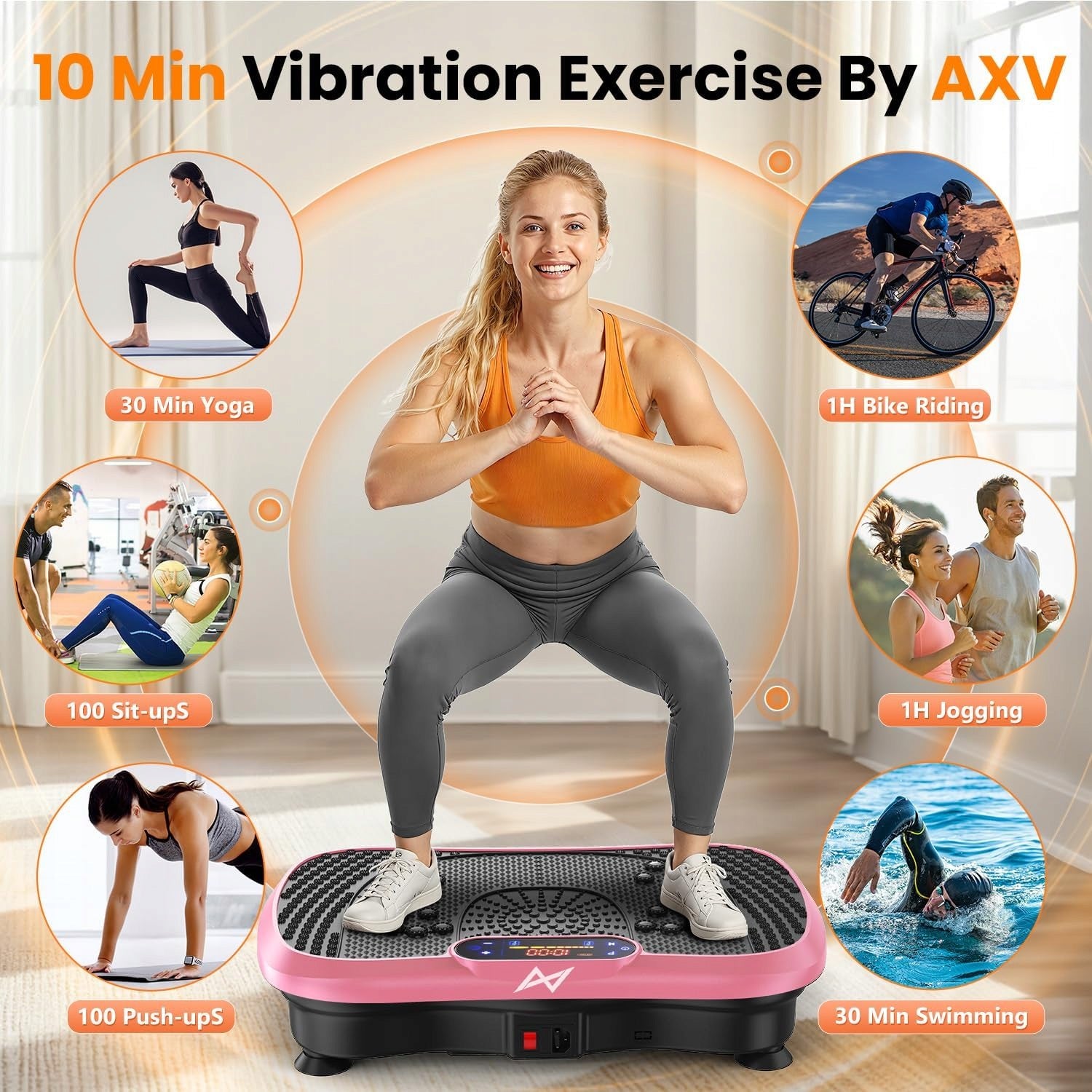 P453 AXV FR-78 Vibration Platform Full Body Exercise Equipment Brand no brand