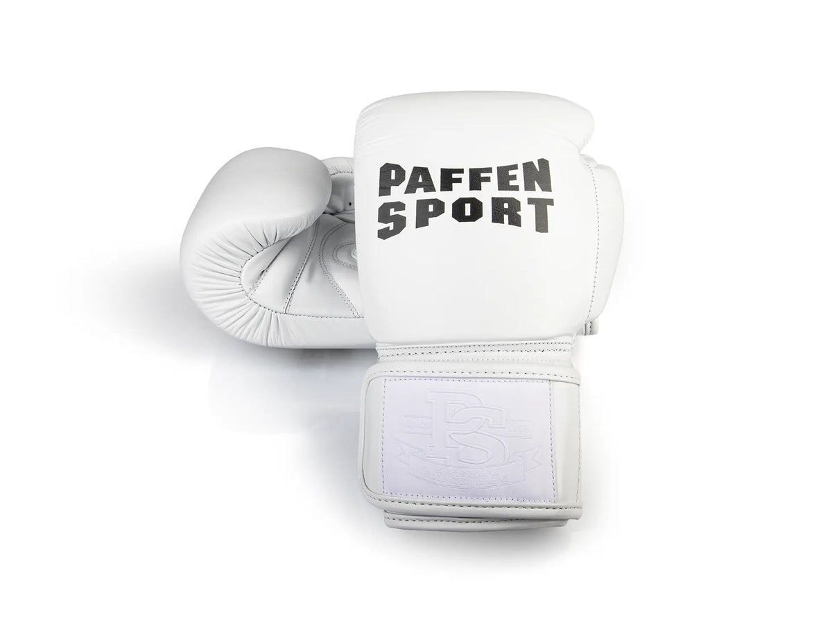 PAFFEN Pro Klett X Boxing Gloves (White) [Weight 14 oz] Weight of gloves 14 oz