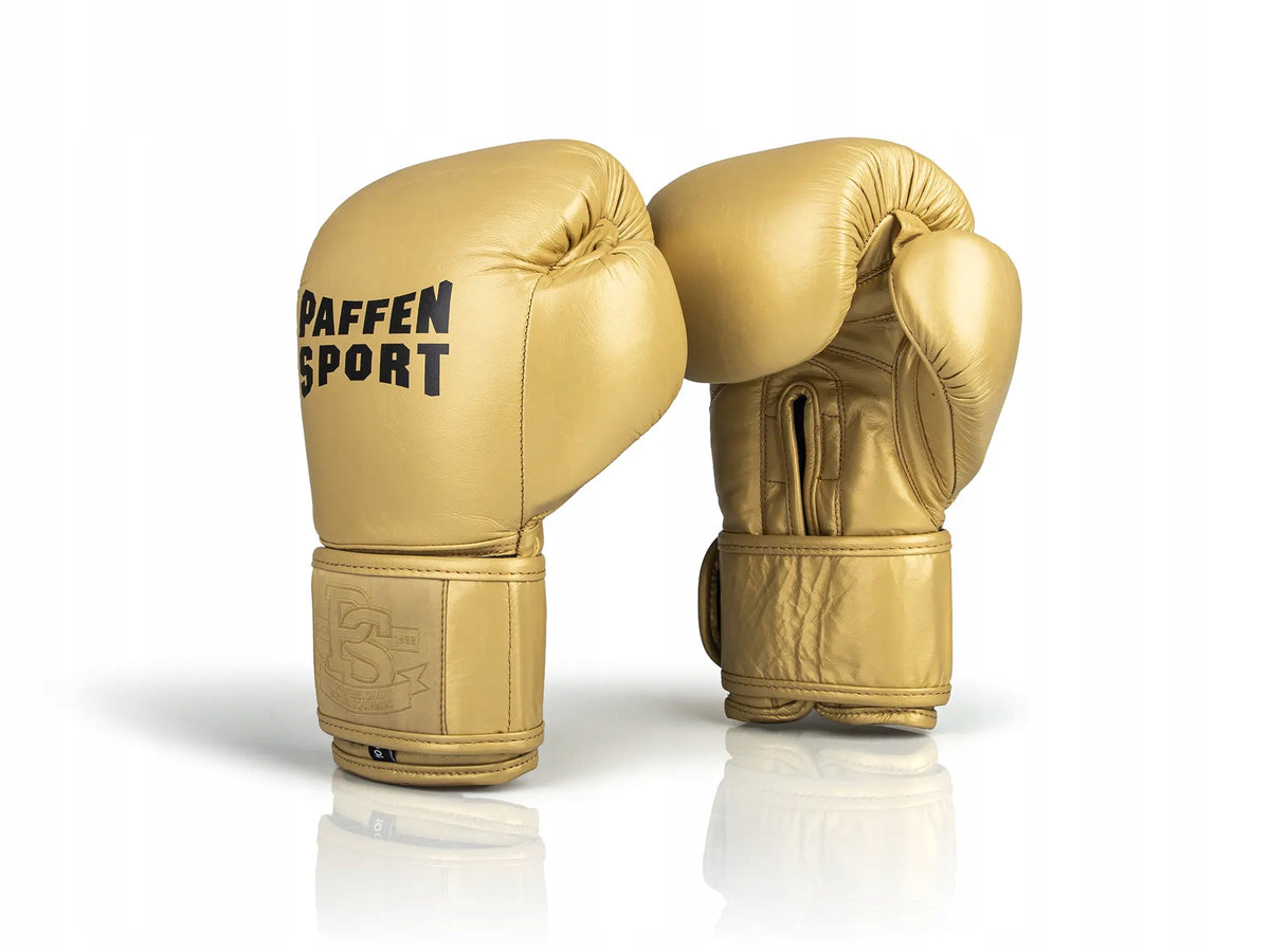 PAFFEN Pro Klett X Boxing Gloves - gold [Weight 16 oz] Brand no brand