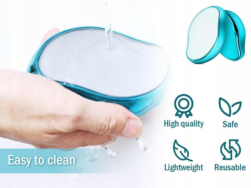 PAINLESS CRYSTAL EPILATOR NANO Stone Exfoliating HAIR REMOVAL 2pcs Packaging status original