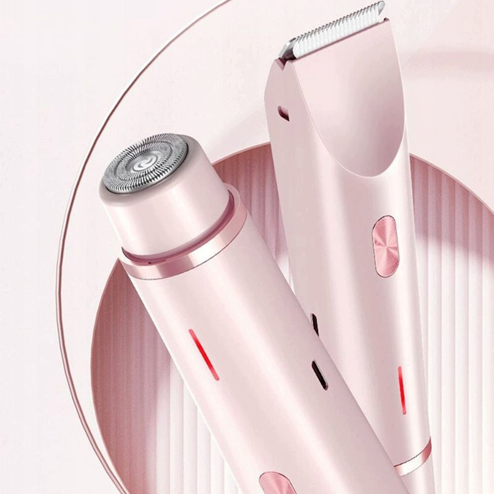 PAINLESS EPILATOR TRIMMER WOMEN'S BIKINI SHAVER FACE BODY LEGS 2IN1 Medical device no