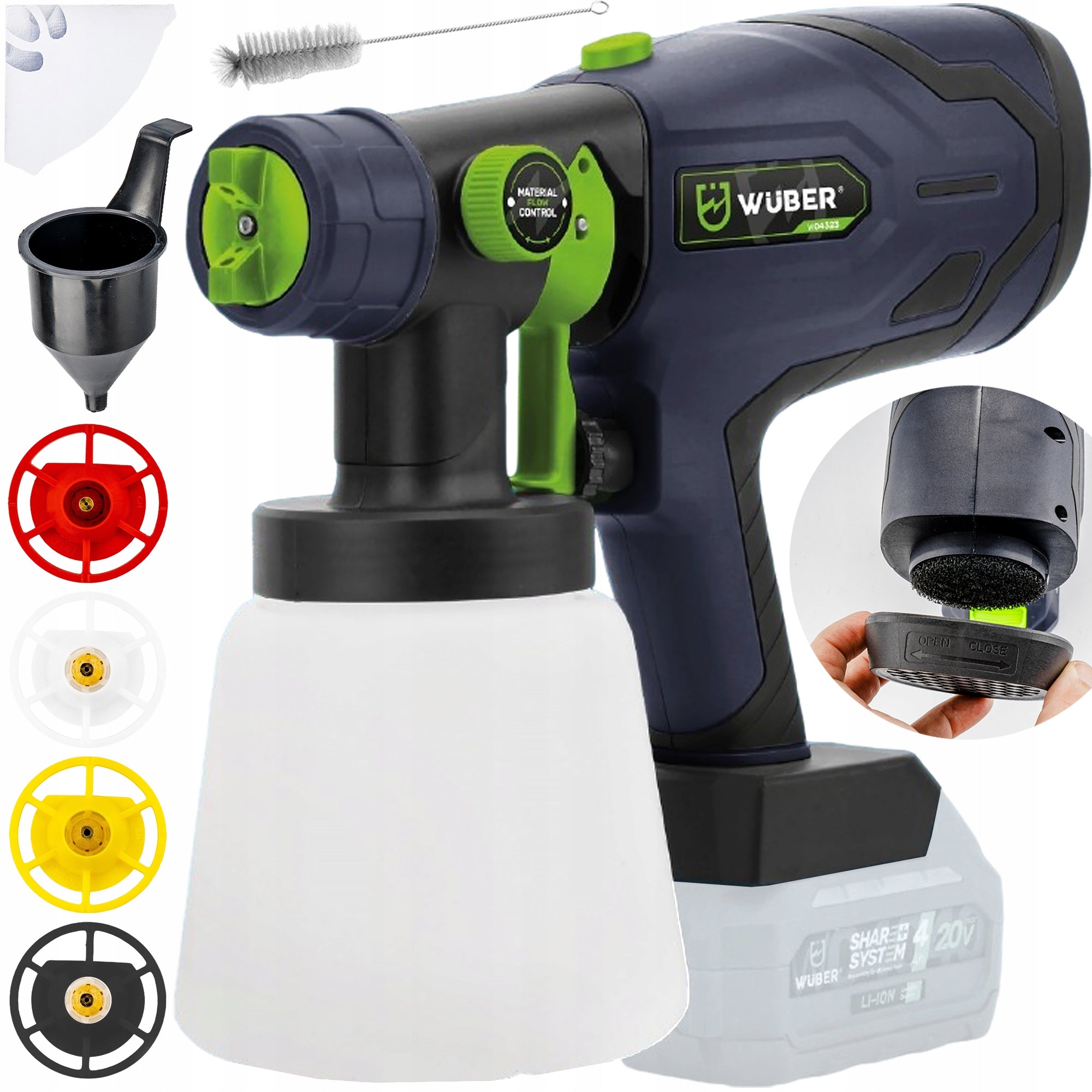 PAINT GUN ELECTRIC GENERATOR 20VAKU WALL PAINTING REGULATION 200W