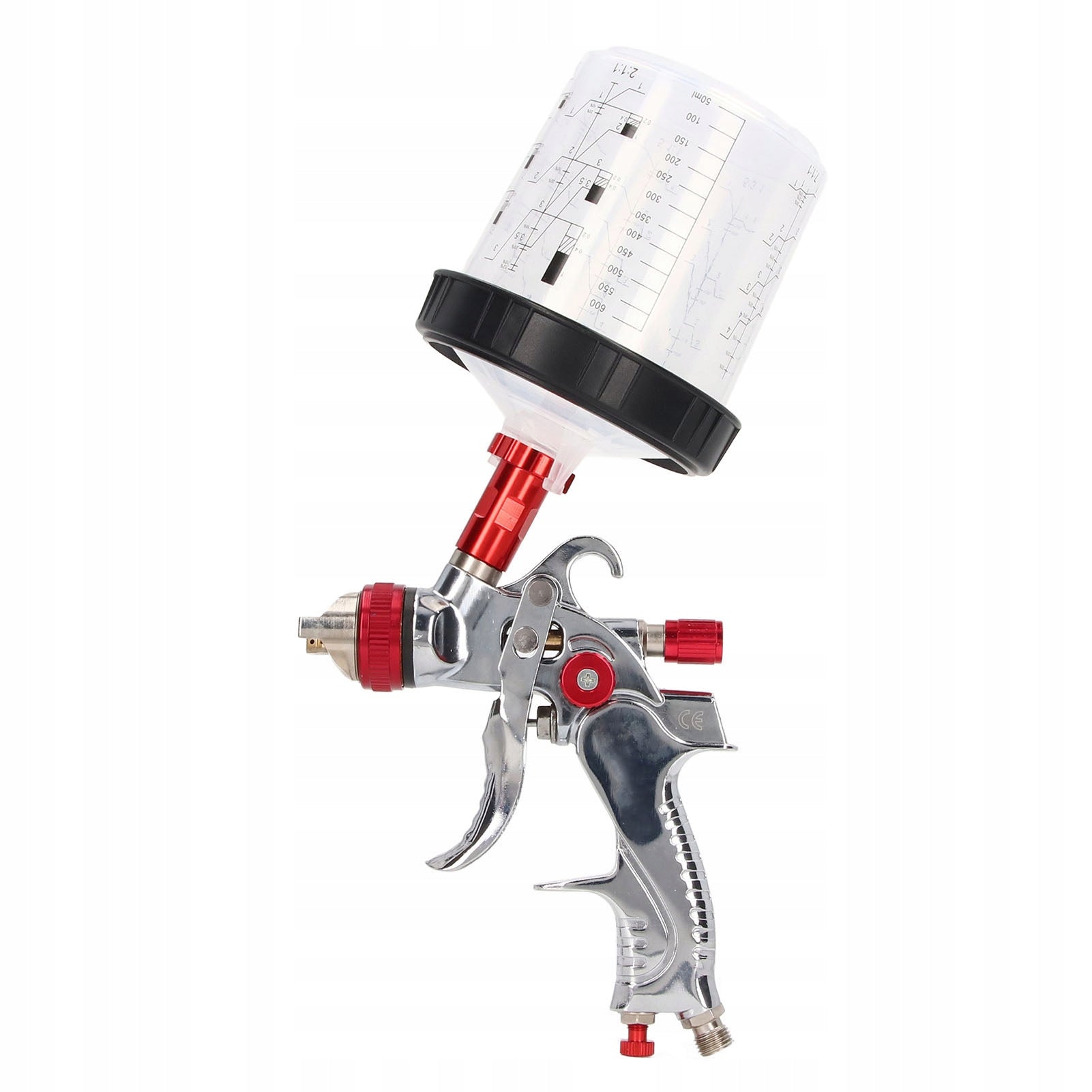 PAINT GUN + NOZZLE x3 PNEUMATIC PRESSURE Brand no brand