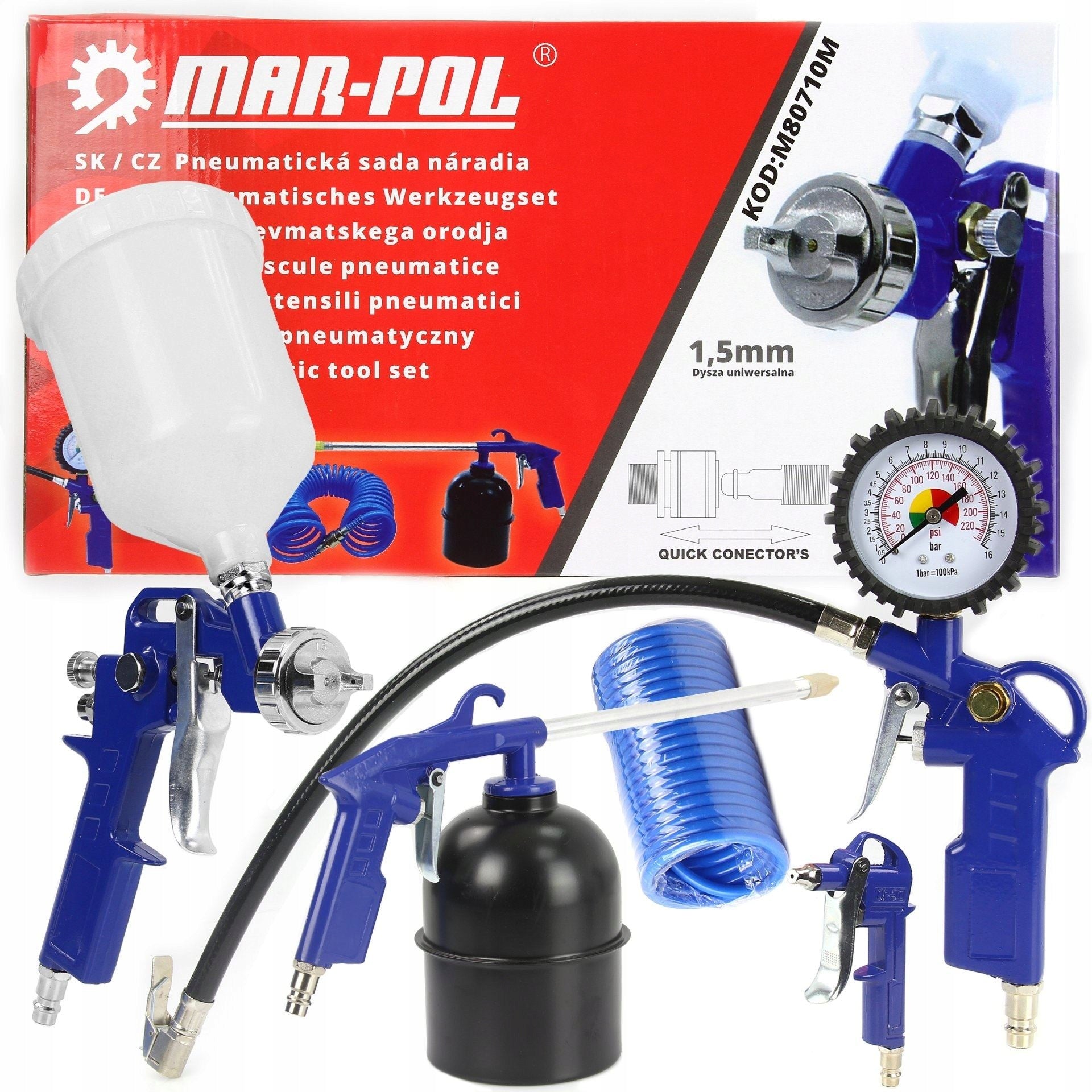 PAINT KIT FOR PAINTING GUN COMPRESSOR ORIGINAL MARPOL