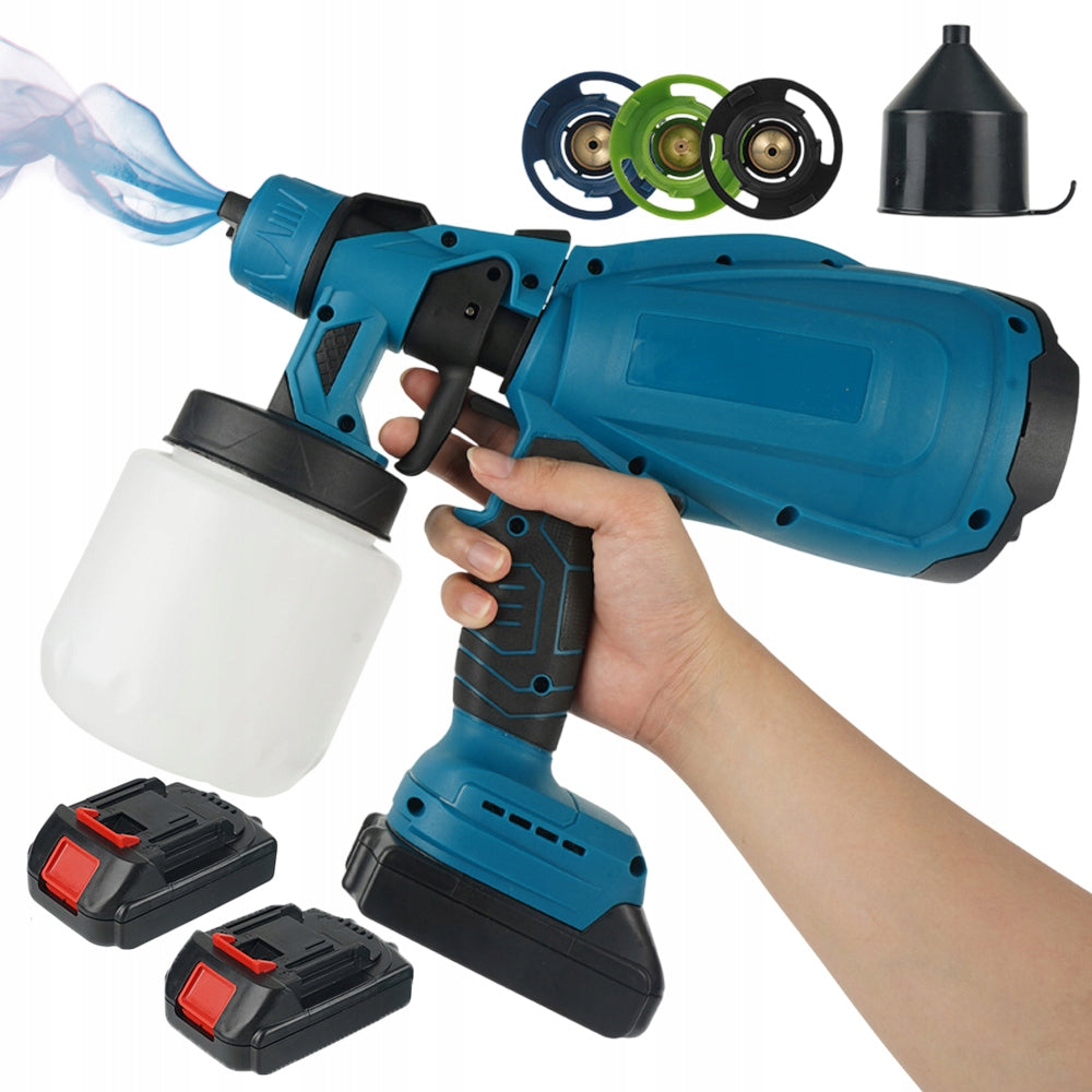 PAINT SPRAYER BATTERY GUN FOR SPRAY PAINTING 1000ML
