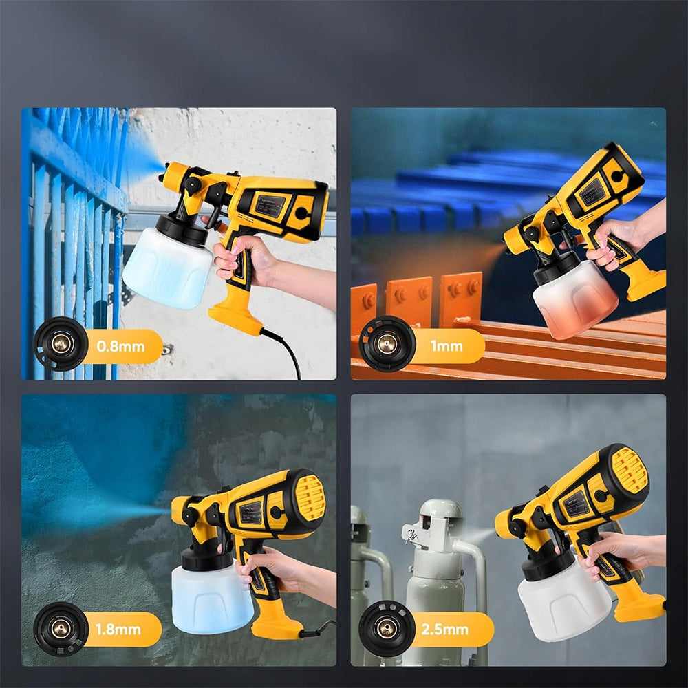 PAINT SPRAYER ELECTRIC GUN 1400ml 4 COPPER NOZZLES 850W Manufacturer code VT-586