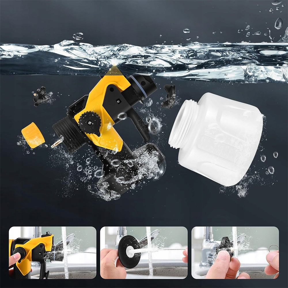 PAINT SPRAYER ELECTRIC PAINT GUN 850W 1400ML 4 NOZZLES Manufacturer code 6TL1463YEEUGFGg