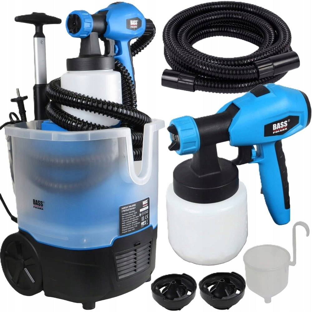PAINT SPRAYER HVLP PAINT GUN 950W 230V 800ml BASS Poland