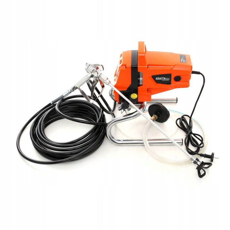 PAINT SPRAYER HYDRODYNAMIC GUN 220 BAR 1500W +EXTENSION +NOZZLE Packaging status original