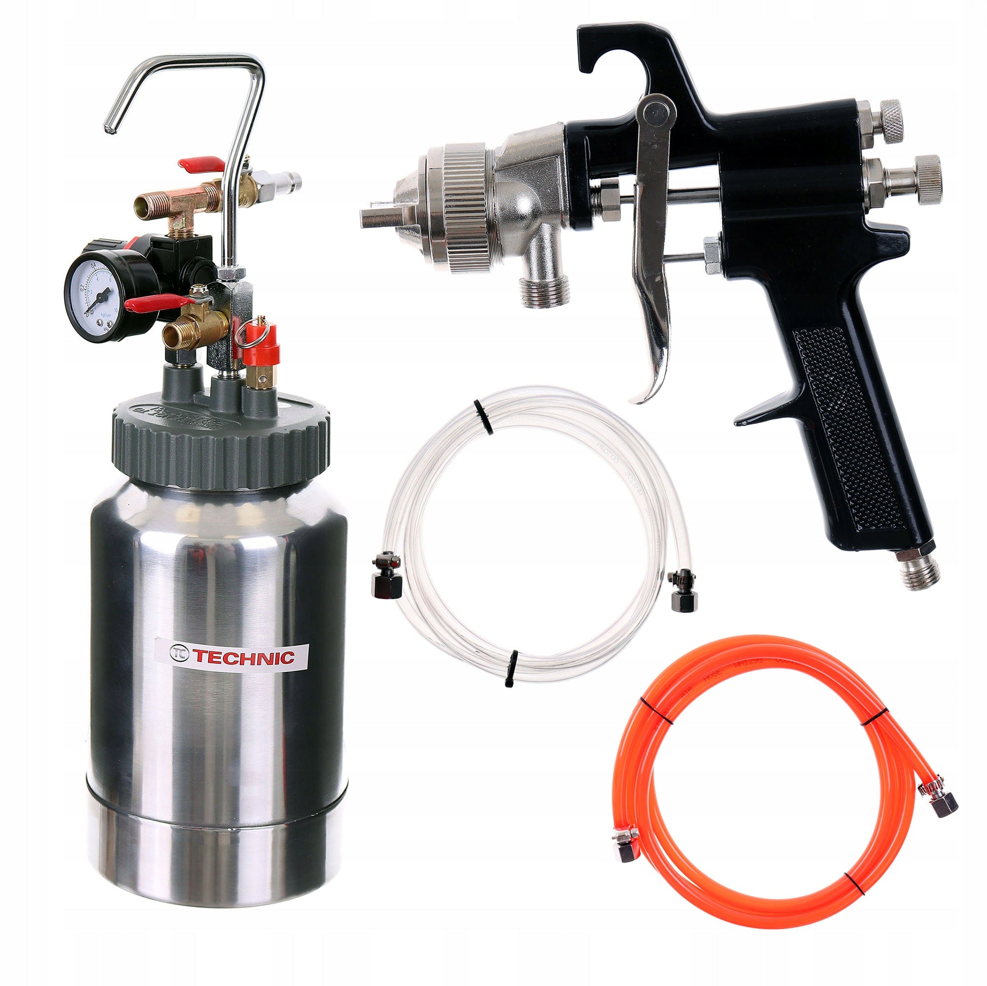 PAINT SPRAYER PNEUMATIC PRESSURE VESSEL 2L GUN 1,8MM