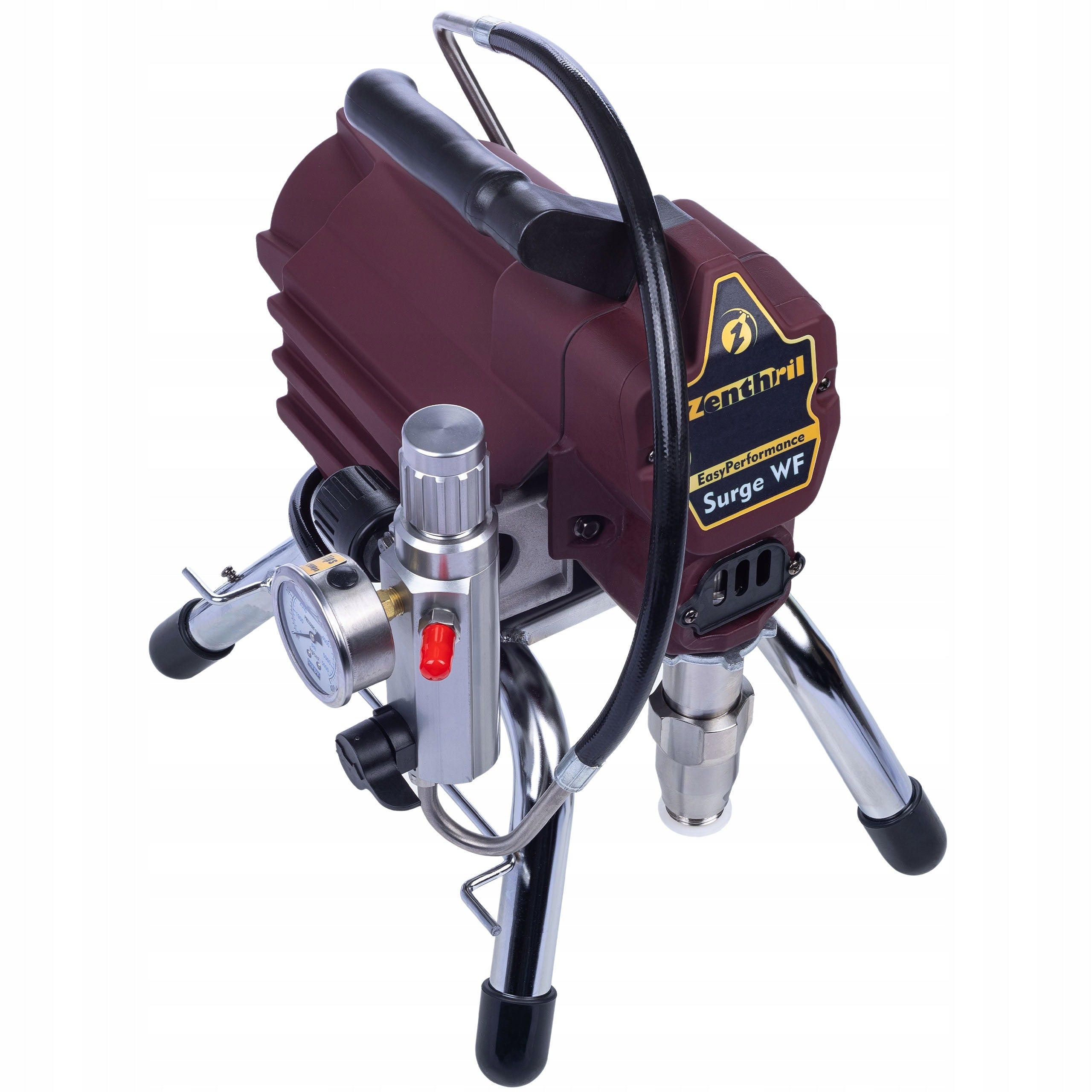 PAINT SPRAYER ZENTHRIL SURGE WF 1800W 20MPA GUN 517 HOSE 15M FOR PAINTS Brand Rosfix
