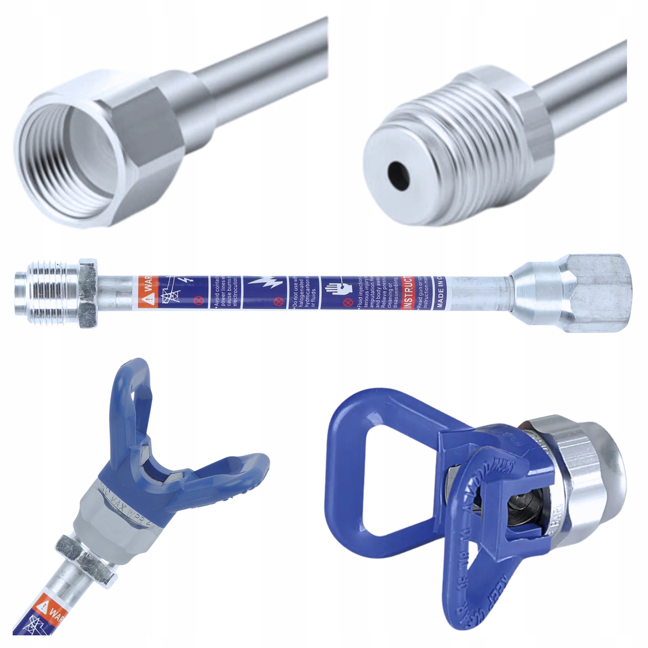 PAINTING EXTENSION 50CM + NOZZLE COVER REVERSE RAC X FOR GRACO AIRLESSCO