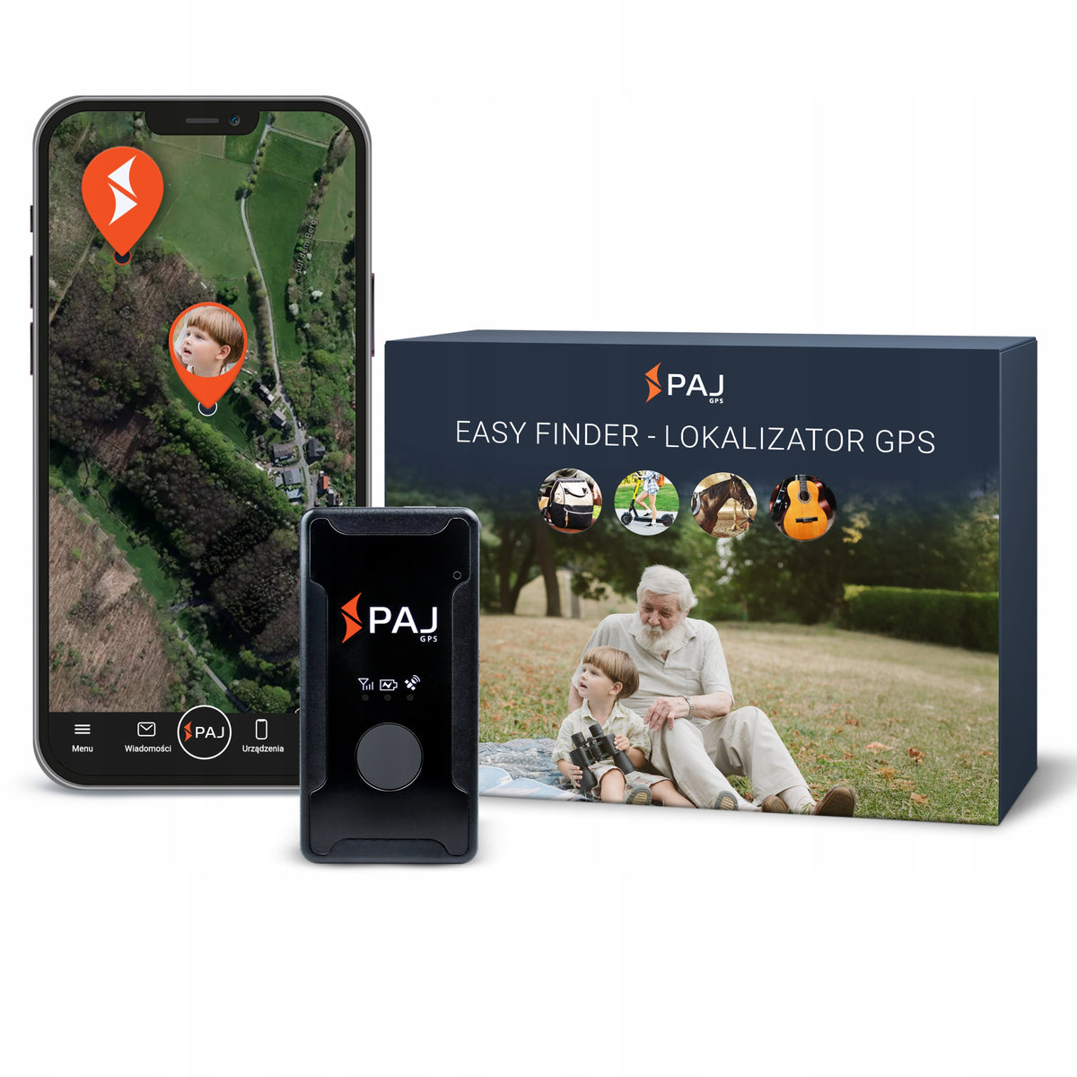 PAJ GPS Mini Lokalizator 4G dla Dzieci Seniora Alarm SOS Wiadomość Głosowa
