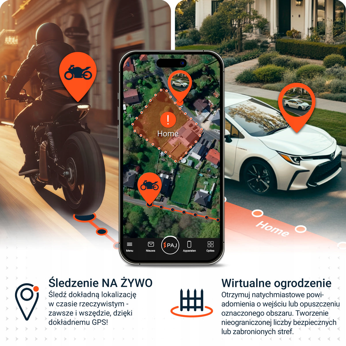 PAJ Lokalizator GPS 4G do Auta Motocykl 12V Alarm Antykradzieżowy Tracker Manufacturer code X0018NYZT3