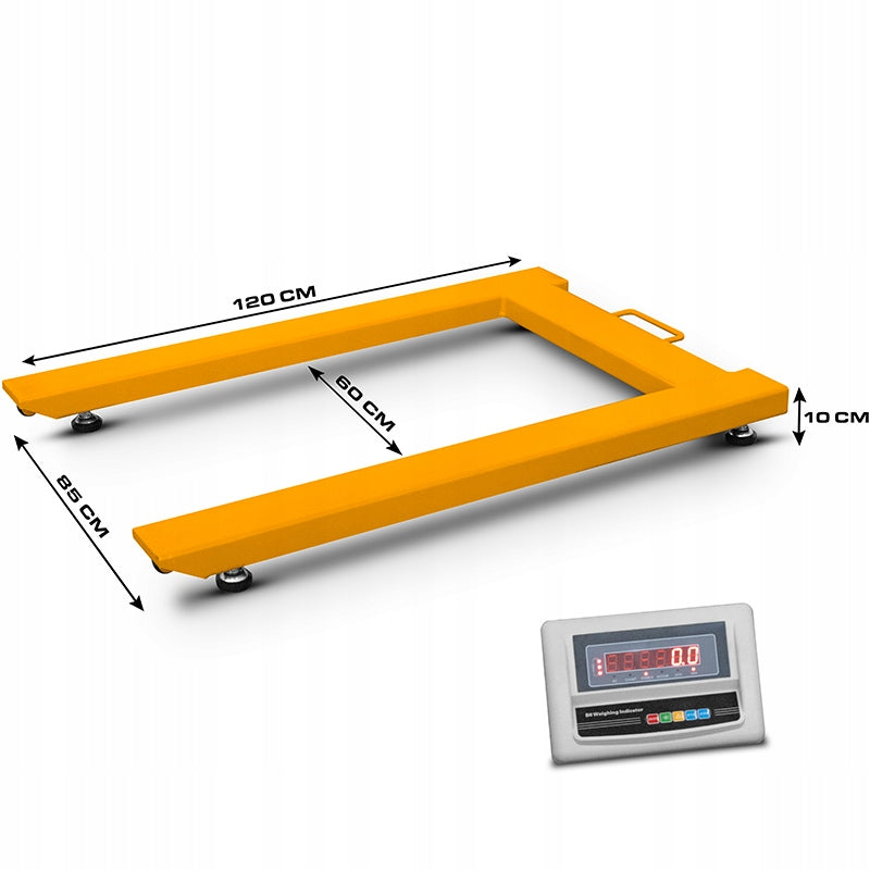 PALLET SCALE U UP TO 2000KG FOR PALLETS PRECISION WAREHOUSE GOODS Scale pan width 84 cm