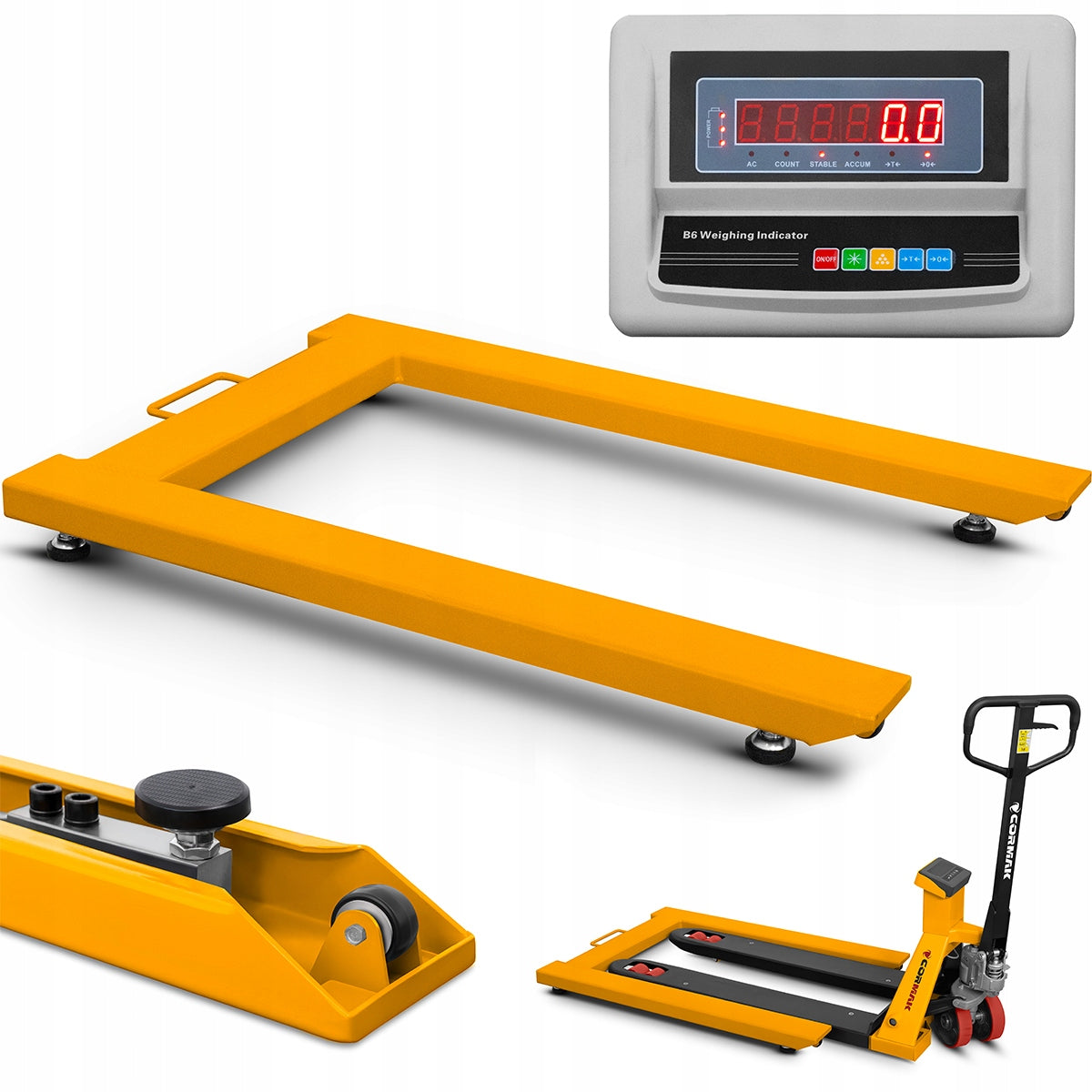 PALLET SCALE U UP TO 2000KG FOR PALLETS PRECISION WAREHOUSE GOODS