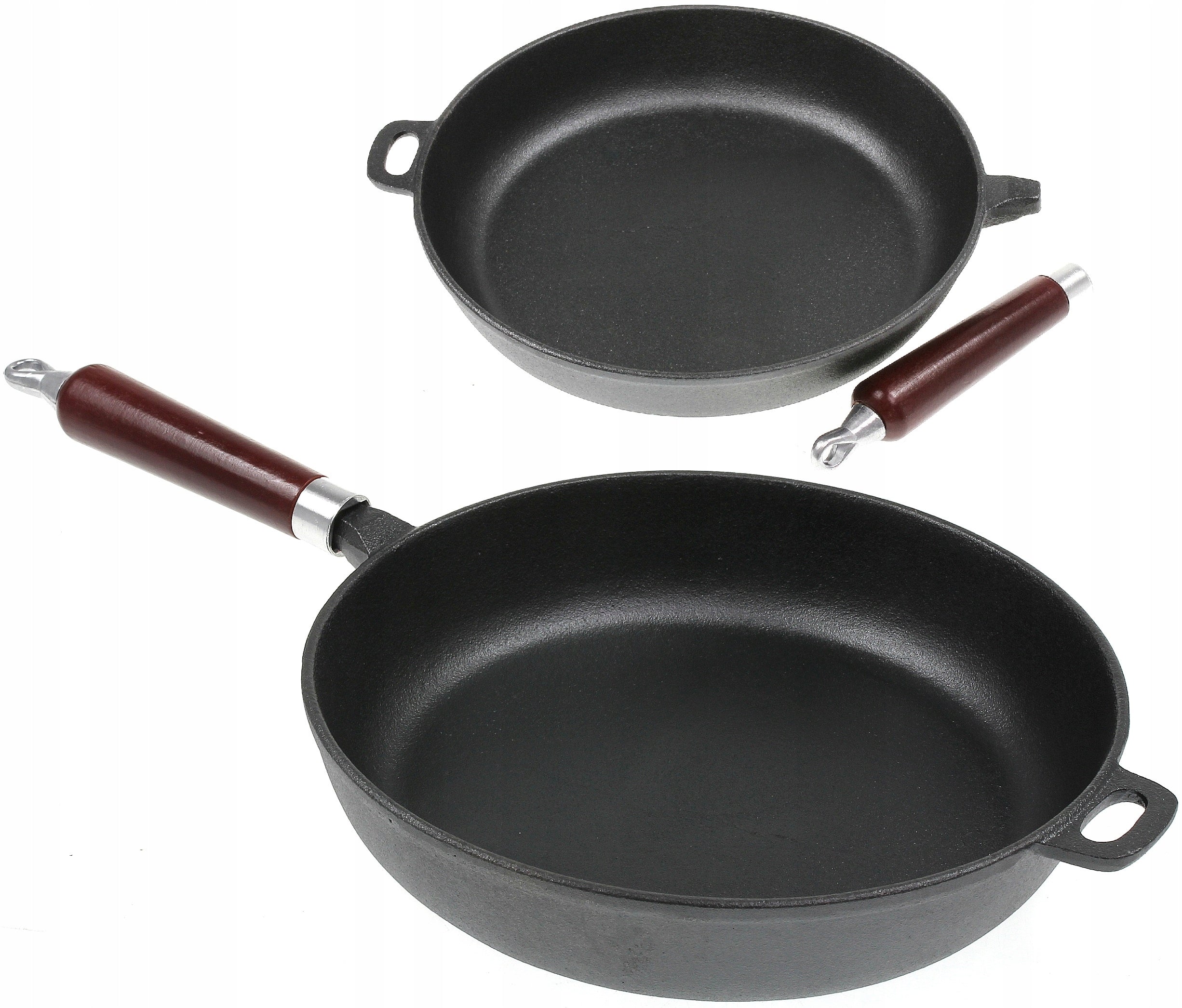 PAN 24 cm Cast Iron Deep Heavy INDUCTION GAS