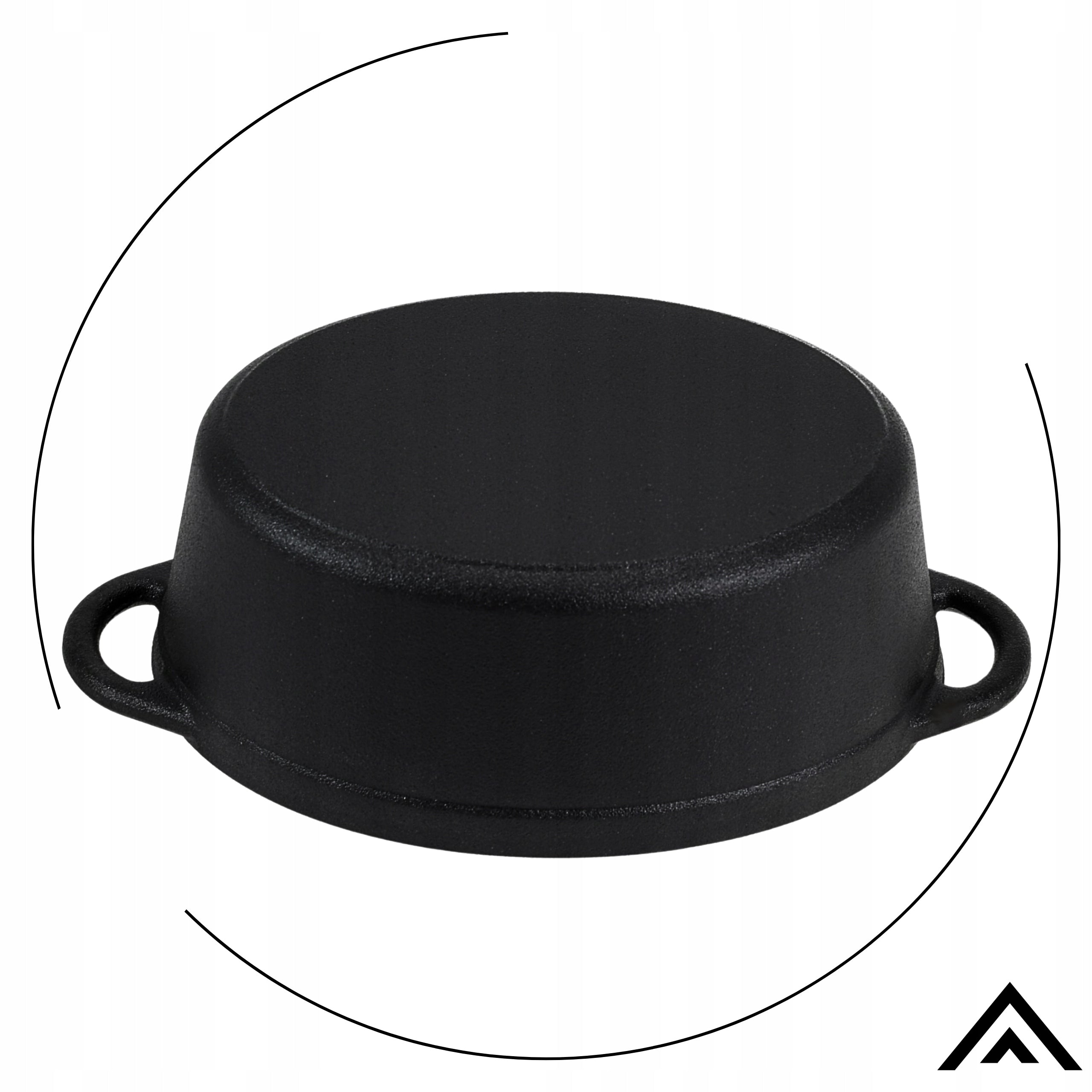 PAN CAST IRON GOOSEBERRY LARGE BAKING 4,5L FOR OVEN FOR INDUCTION Manufacturer code Brytfanna żeliwna 4,5L