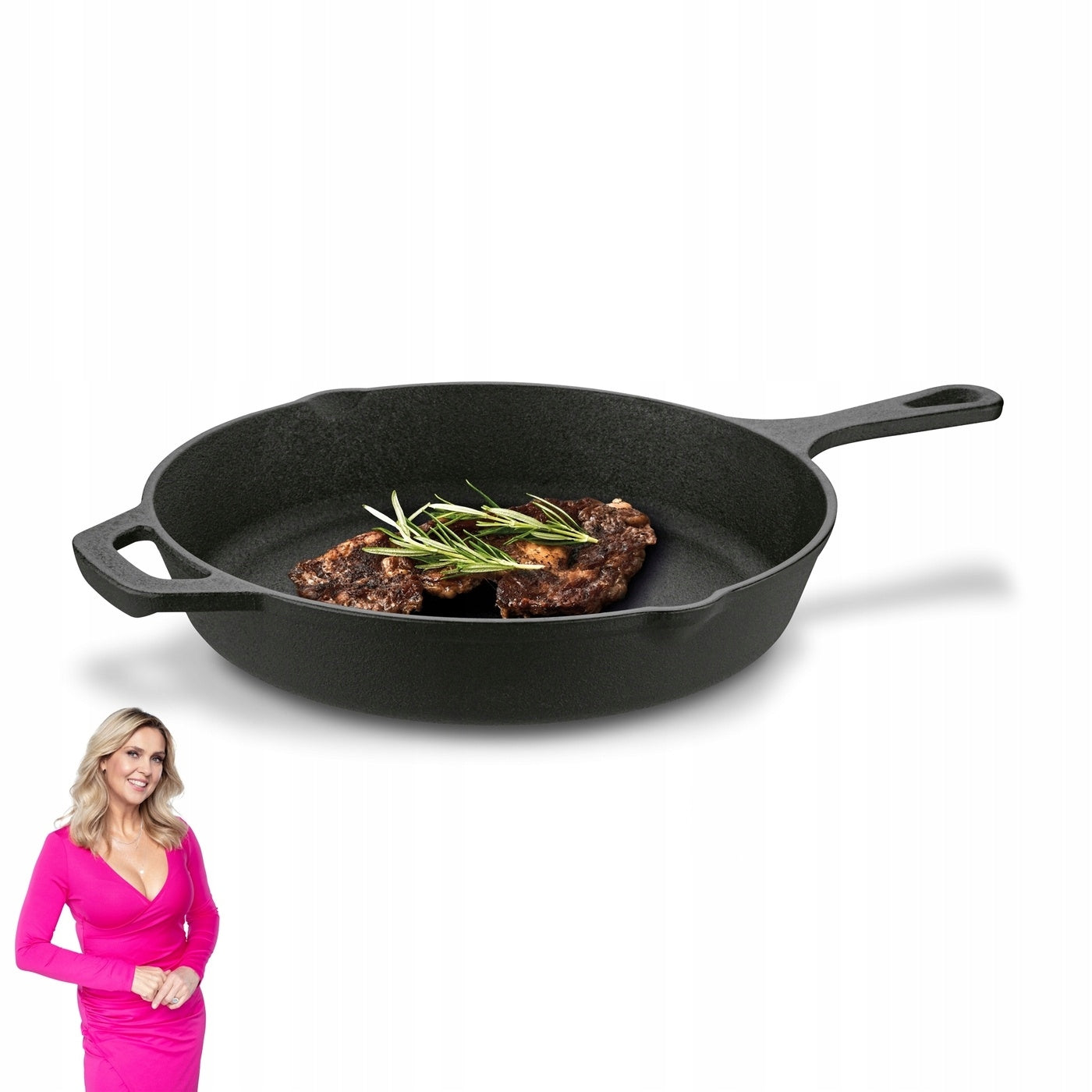 PAN CAST IRON induction Gas Cast for OVEN Konighoffer 29 cm