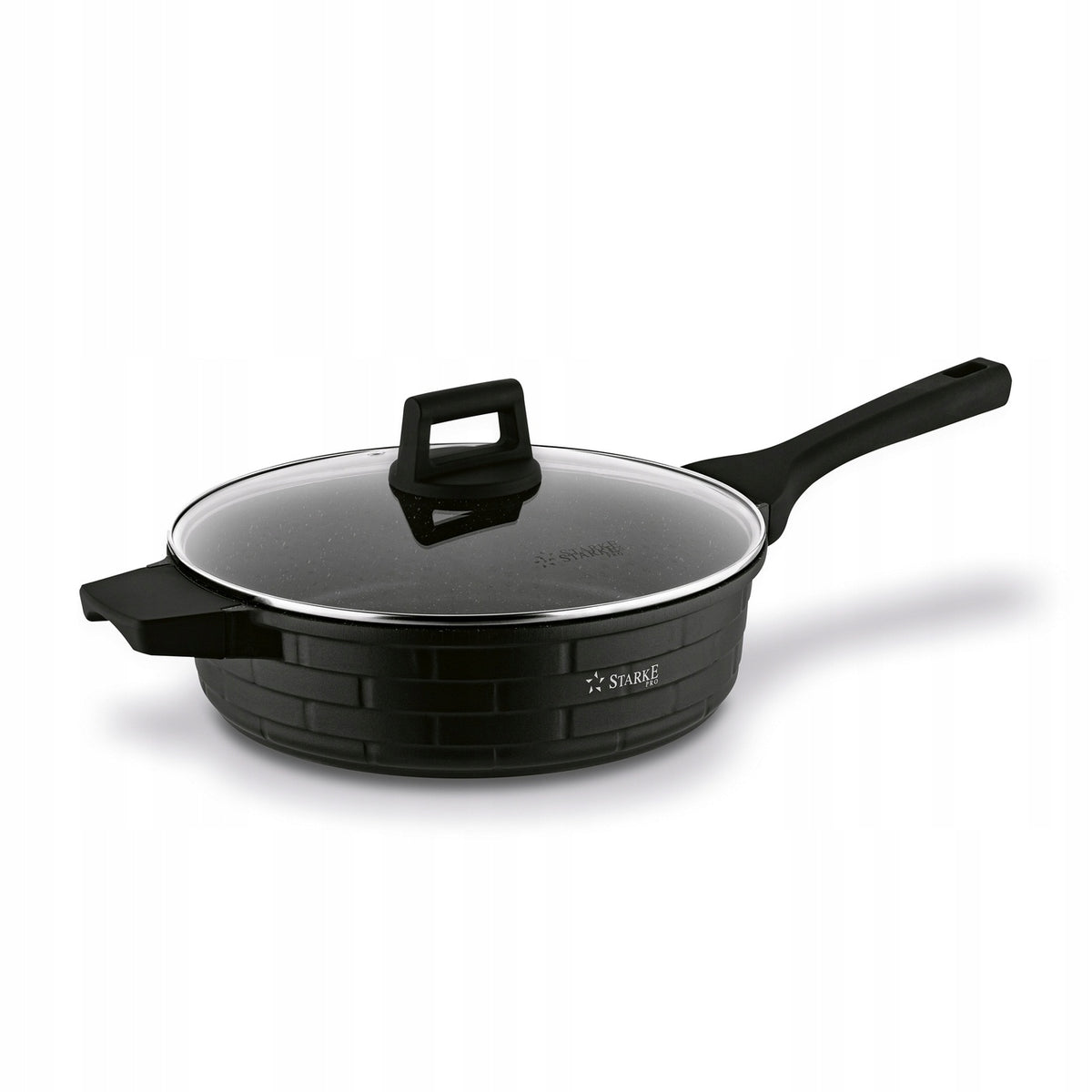 PAN Deep INDUCTION LARGE Lid Starke Pro Brick Marble 28cm