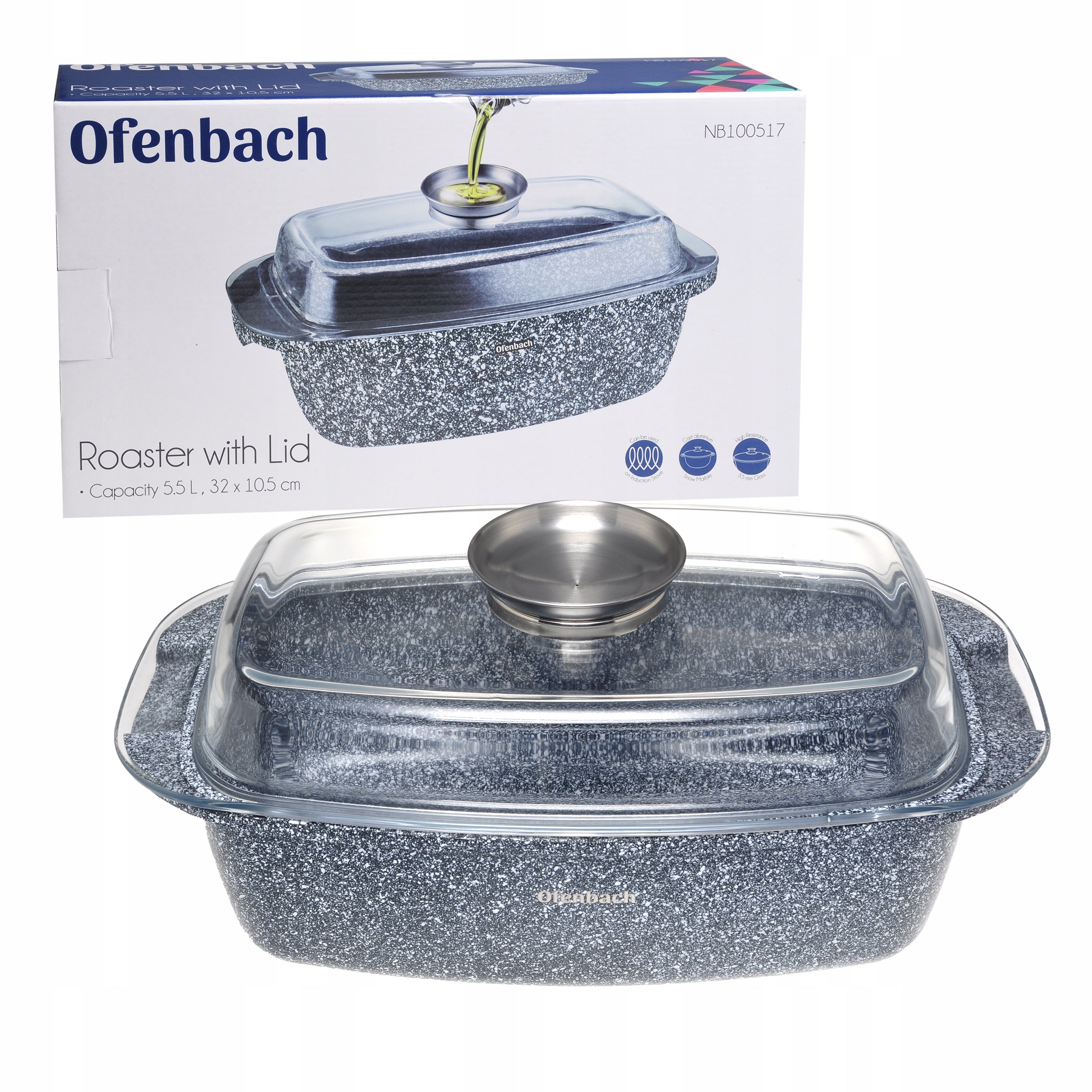 PAN GRANITE GOOSEBERRY INDUCTION GAS SOLID OFENBACH