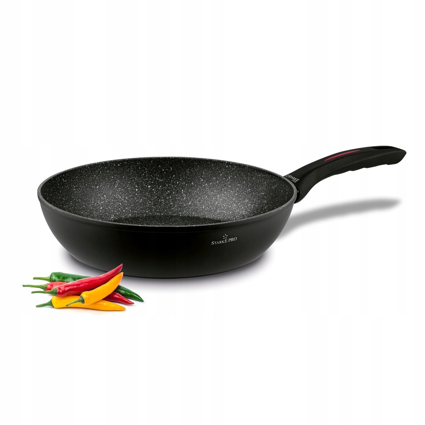 PAN INDUCTION Deep Granite Gas SOLID Starke Pro Piccante 24 cm