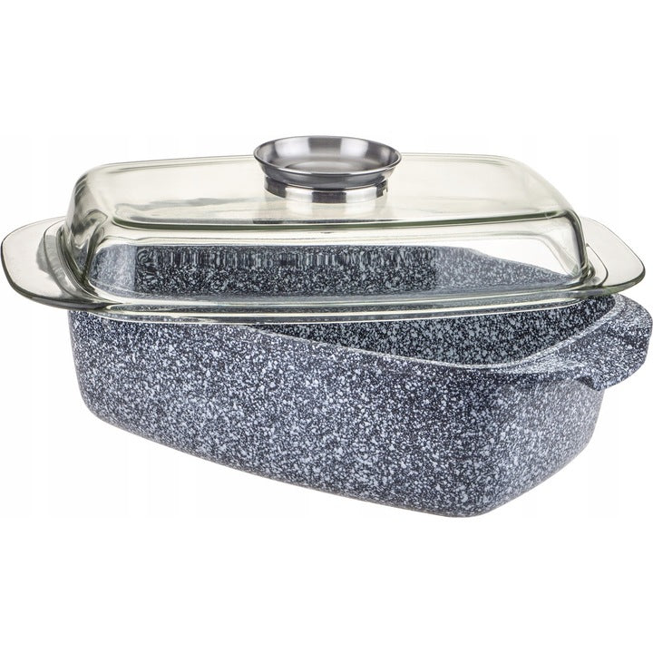 PAN LARGE GOOSEBERRY MARBLED CERAMIC POT HEAVY NON-STICK AROMA Brand Zilner