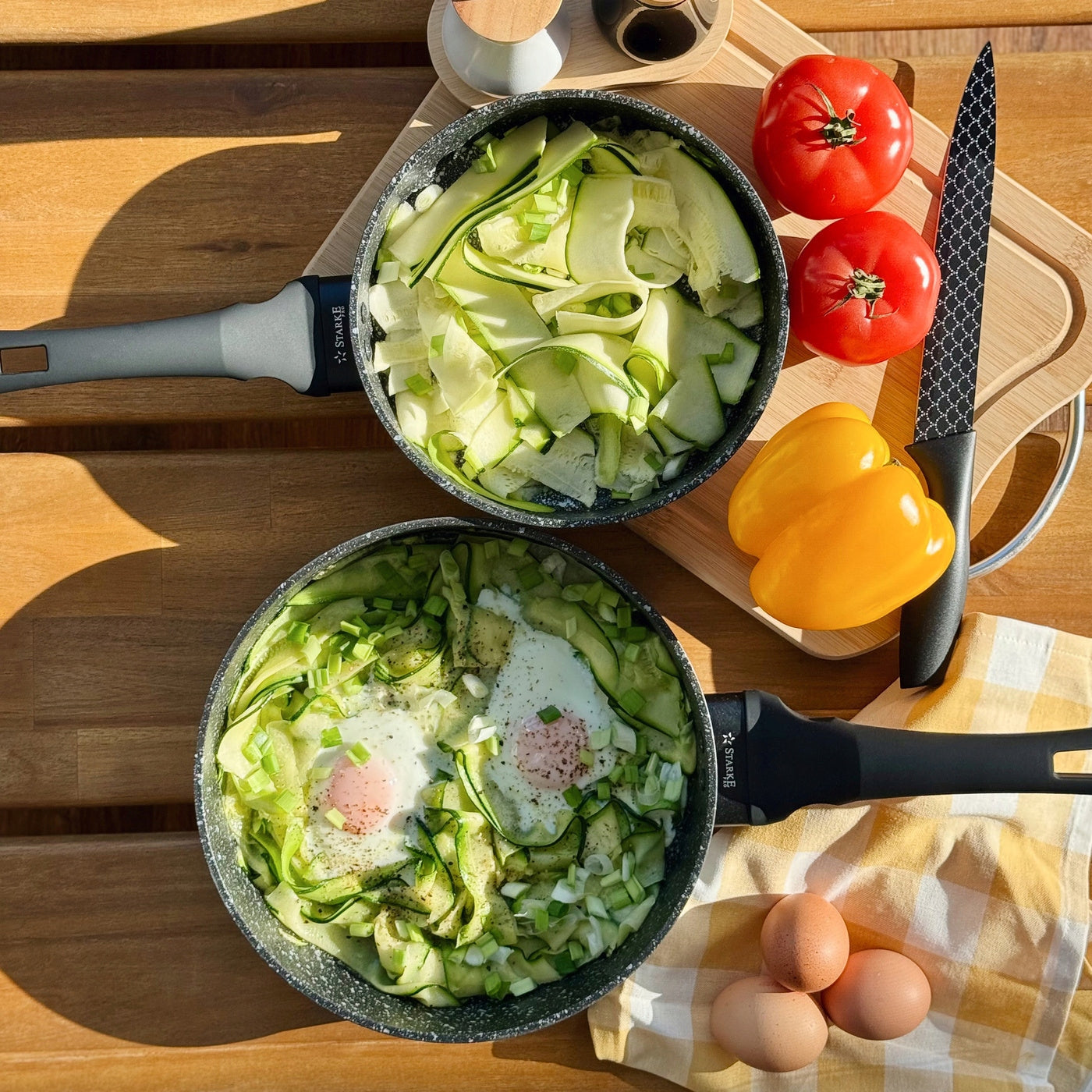 PAN LARGE INDUCTION Non-stick NON-STICK GAS Starke Pro Dante 28cm Packaging status original