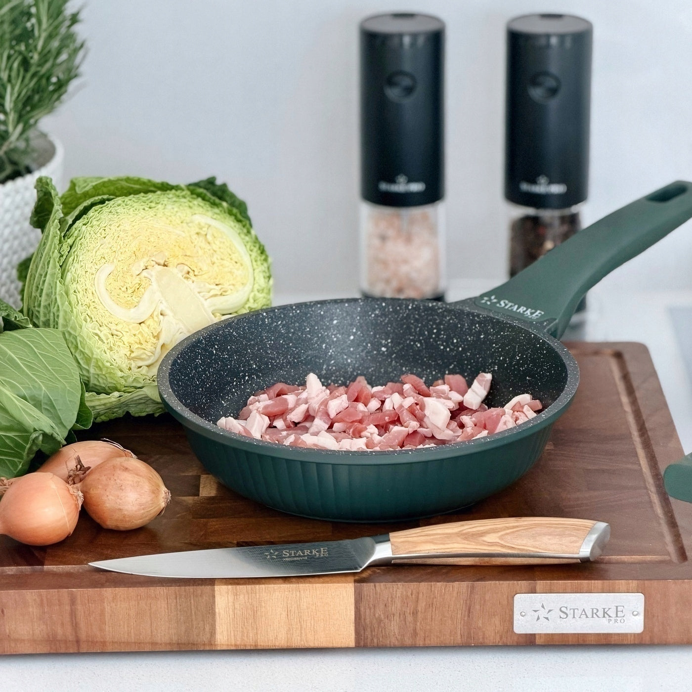 PAN MARBLE induction Non-stick Starke Pro Eridan 20cm Packaging status original